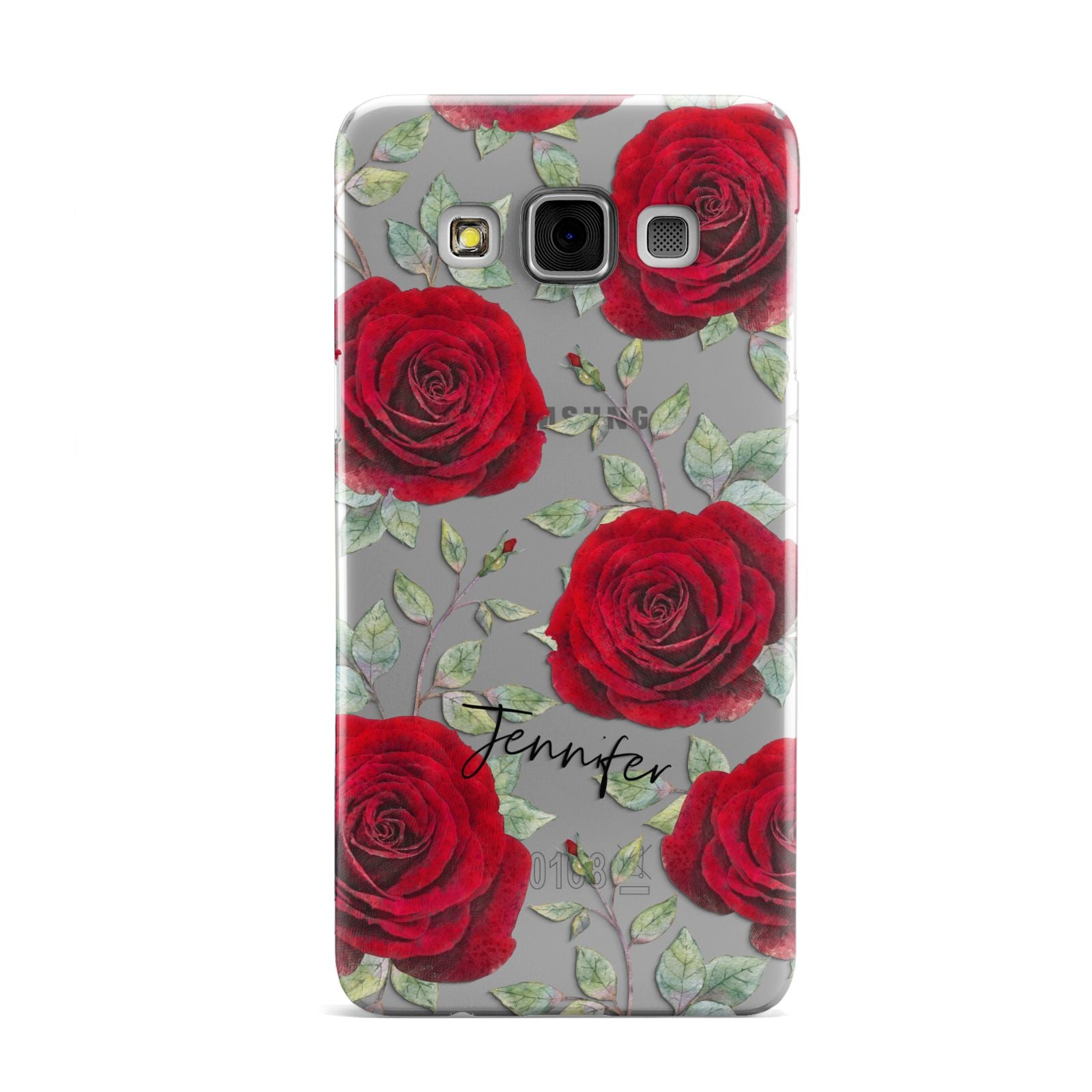 Personalised Red Roses Samsung Galaxy A3 Case