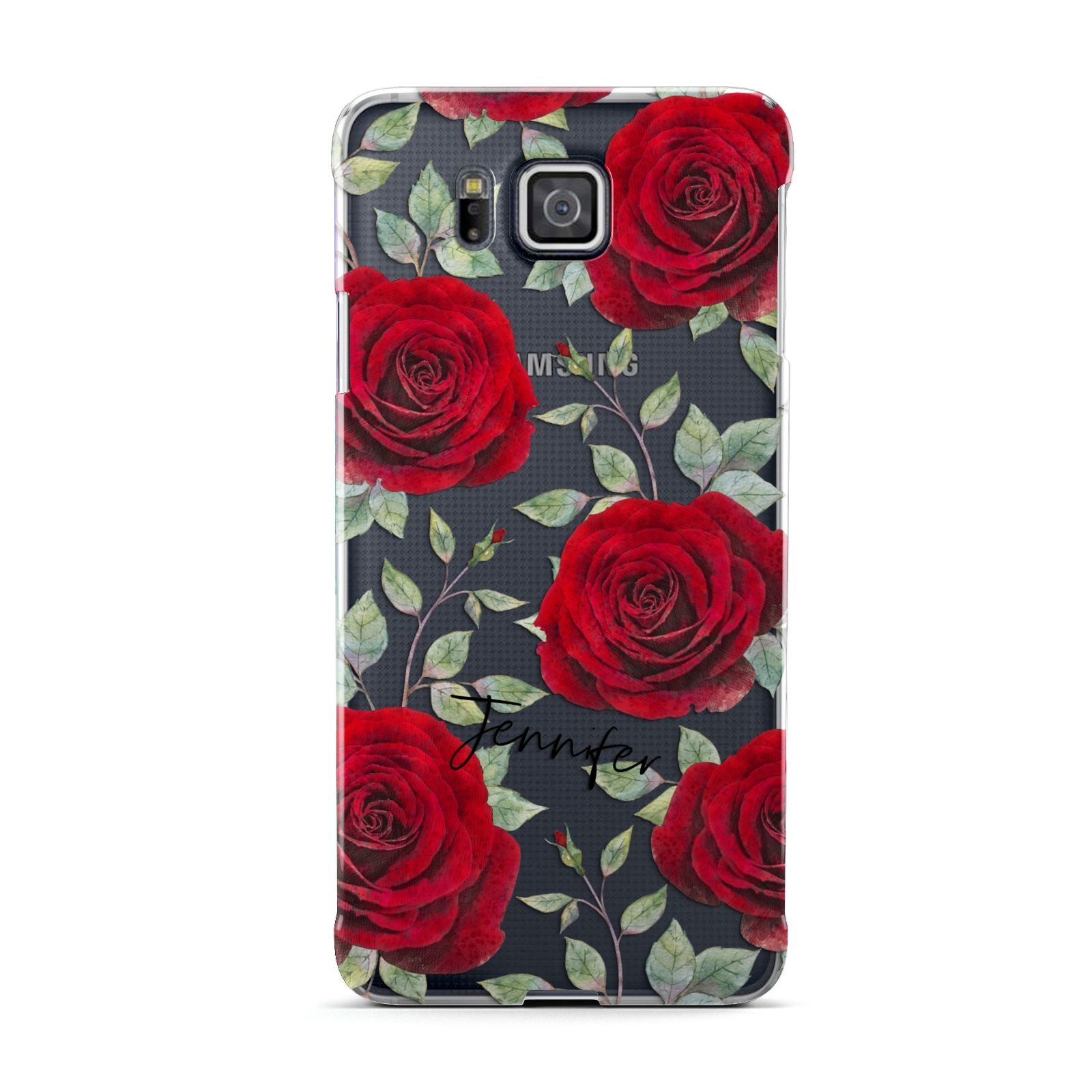 Personalised Red Roses Samsung Galaxy Alpha Case