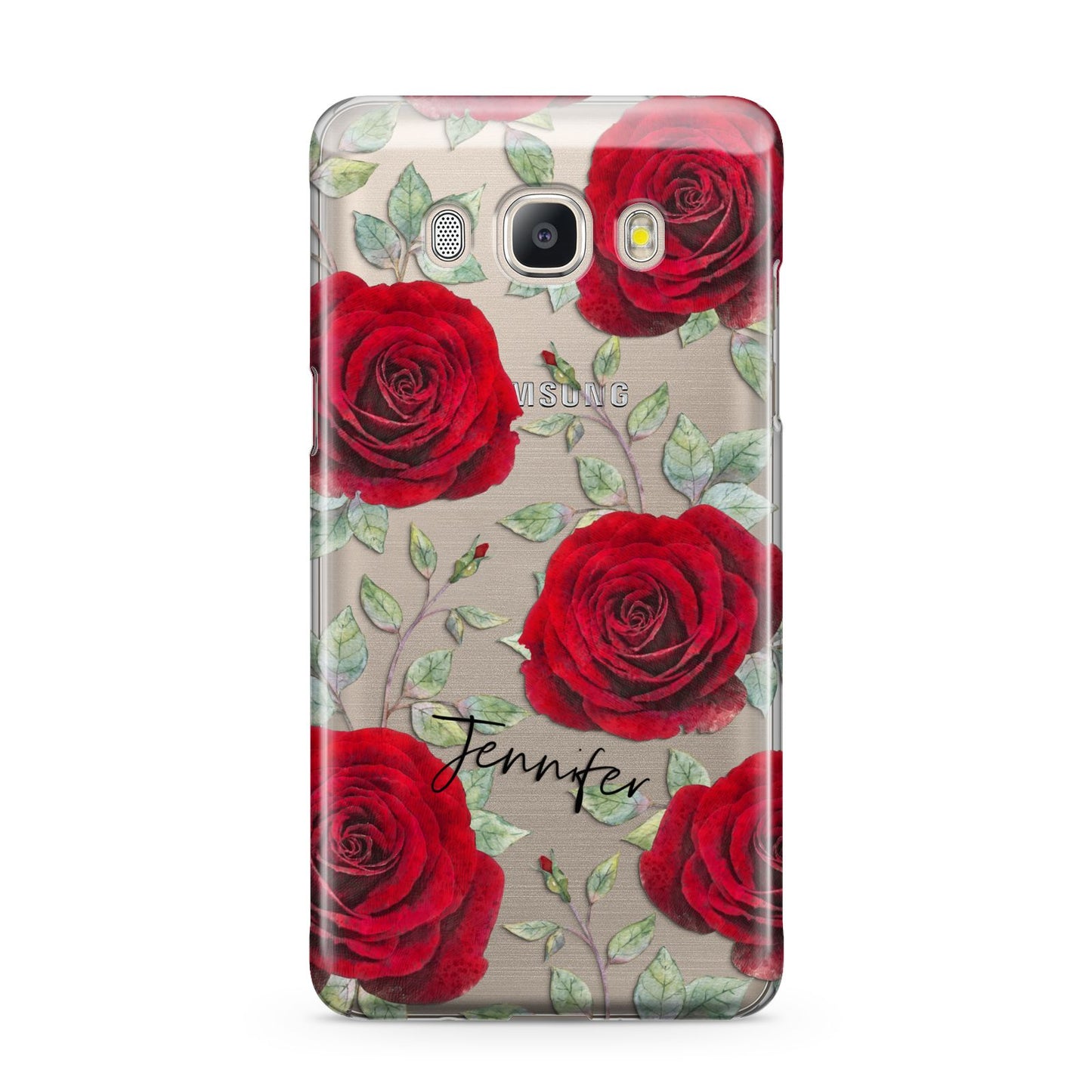 Personalised Red Roses Samsung Galaxy J5 2016 Case