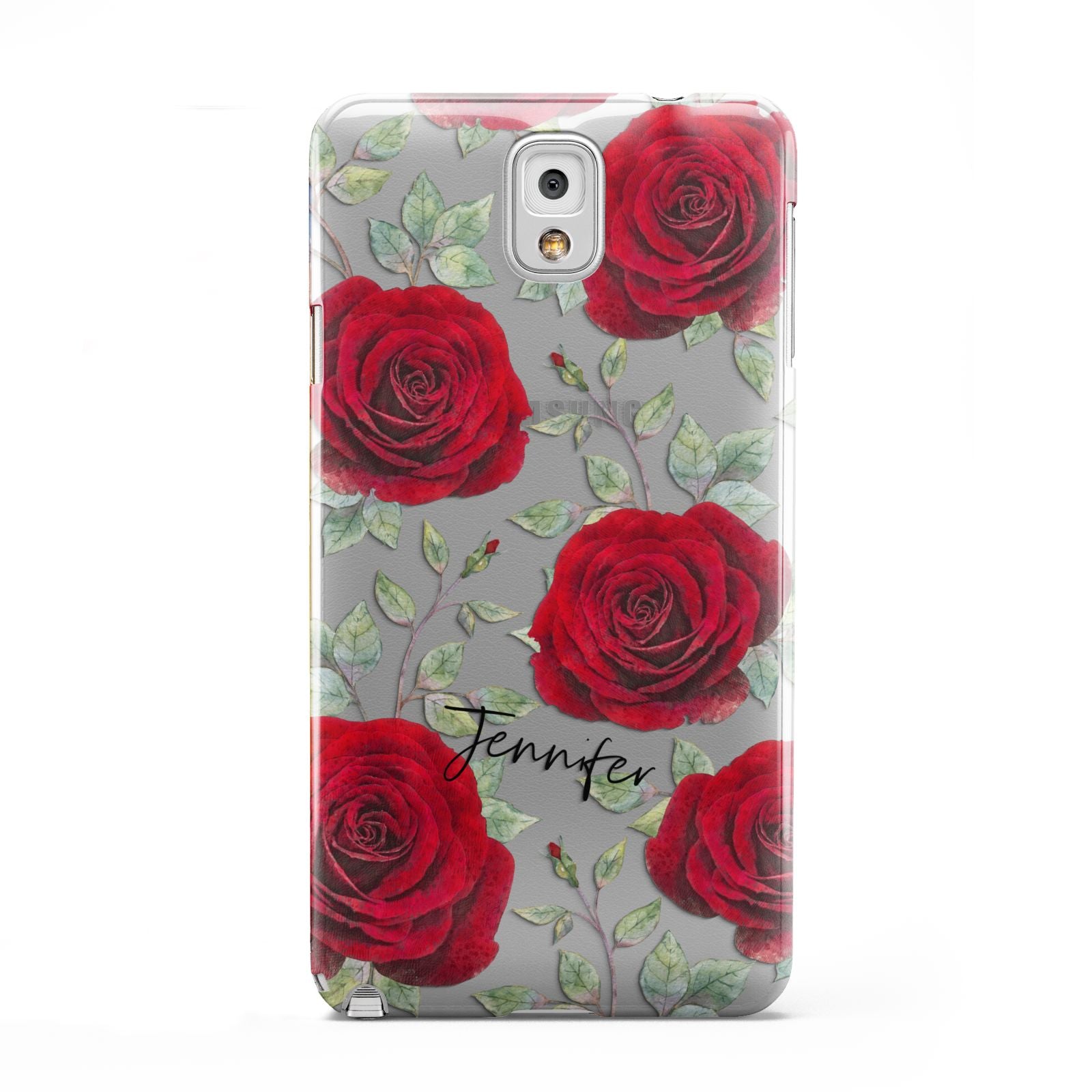 Personalised Red Roses Samsung Galaxy Note 3 Case