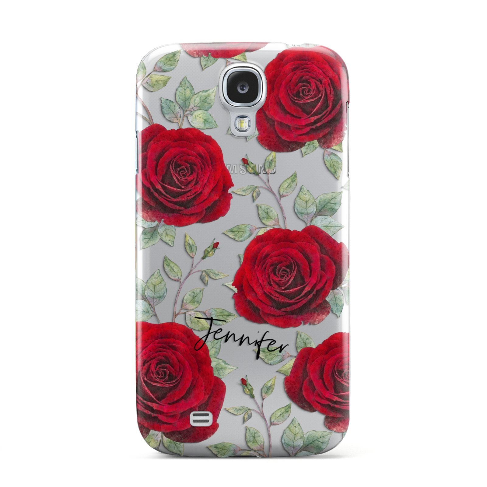 Personalised Red Roses Samsung Galaxy S4 Case