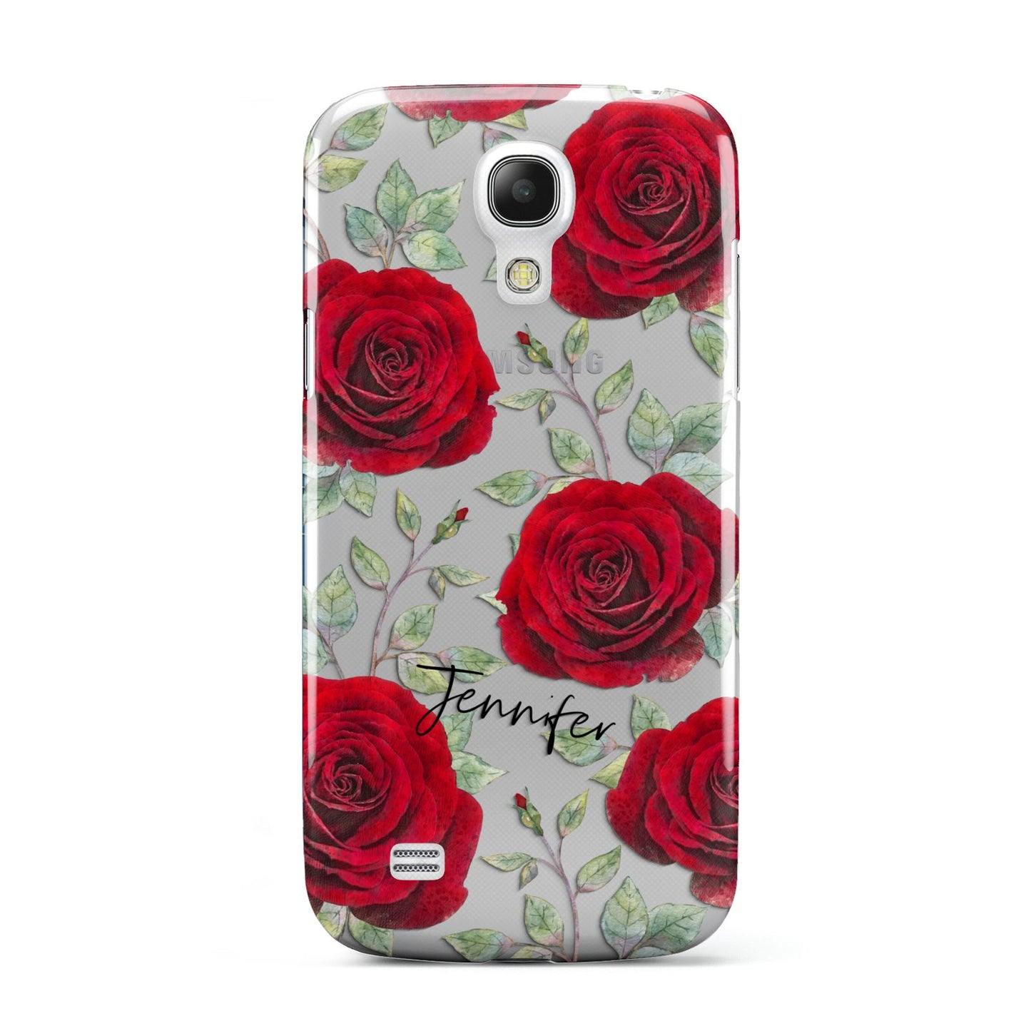 Personalised Red Roses Samsung Galaxy S4 Mini Case