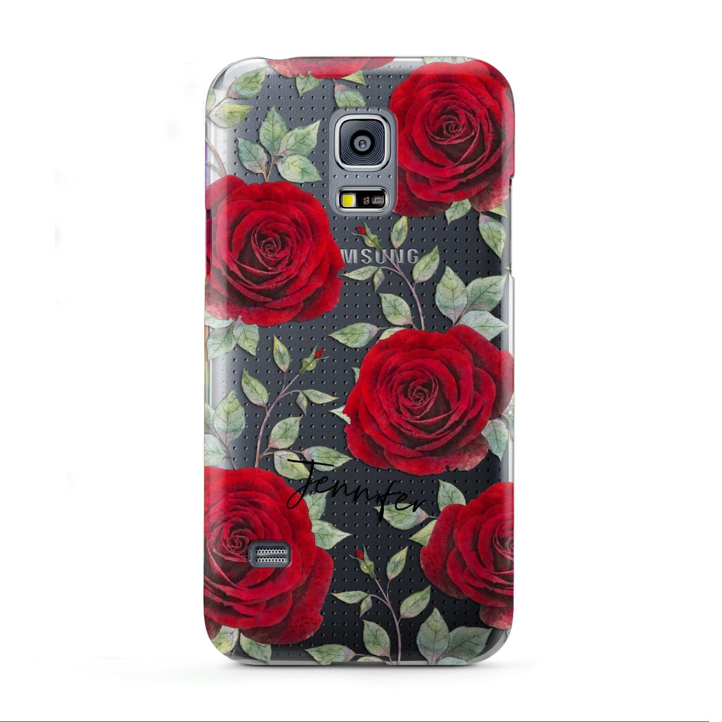 Personalised Red Roses Samsung Galaxy S5 Mini Case