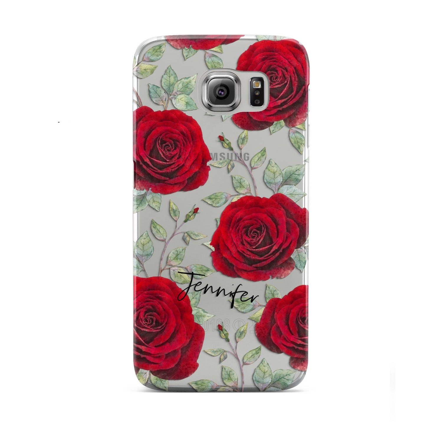 Personalised Red Roses Samsung Galaxy S6 Case