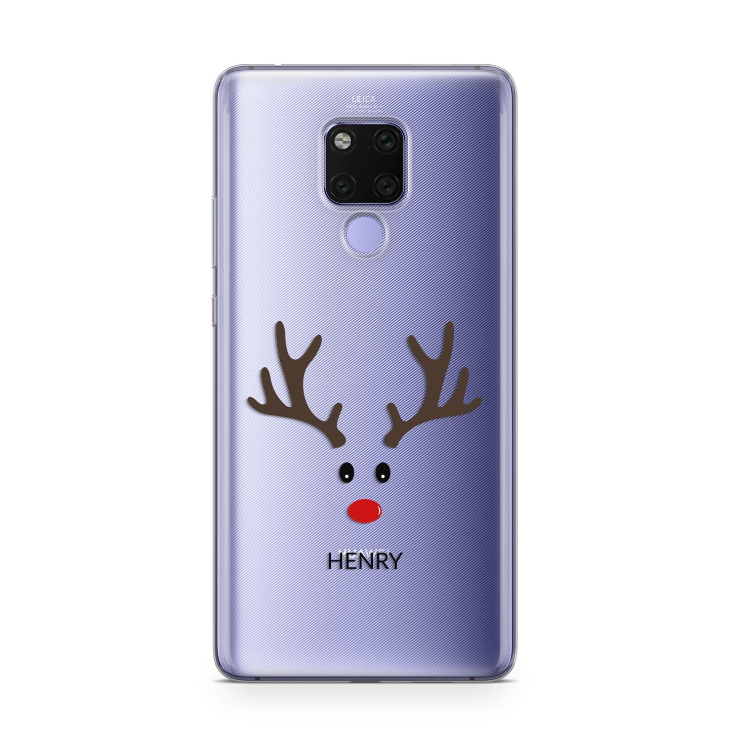 Personalised Reindeer Face Huawei Mate 20X Phone Case