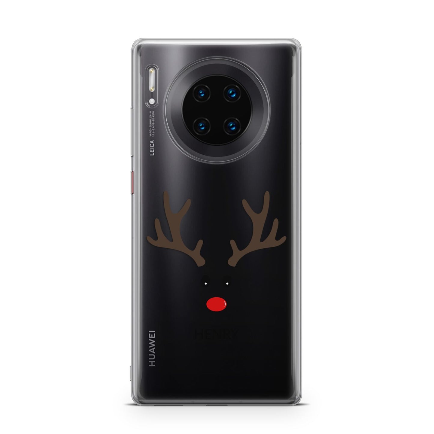 Personalised Reindeer Face Huawei Mate 30 Pro Phone Case