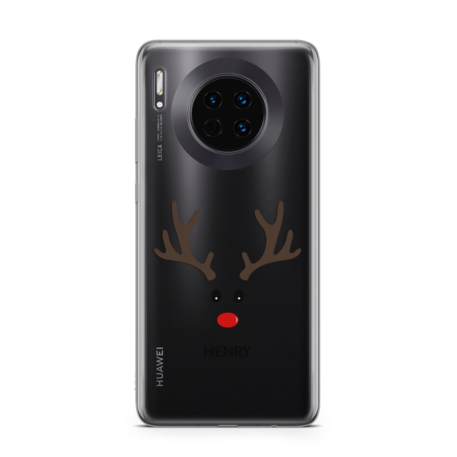 Personalised Reindeer Face Huawei Mate 30