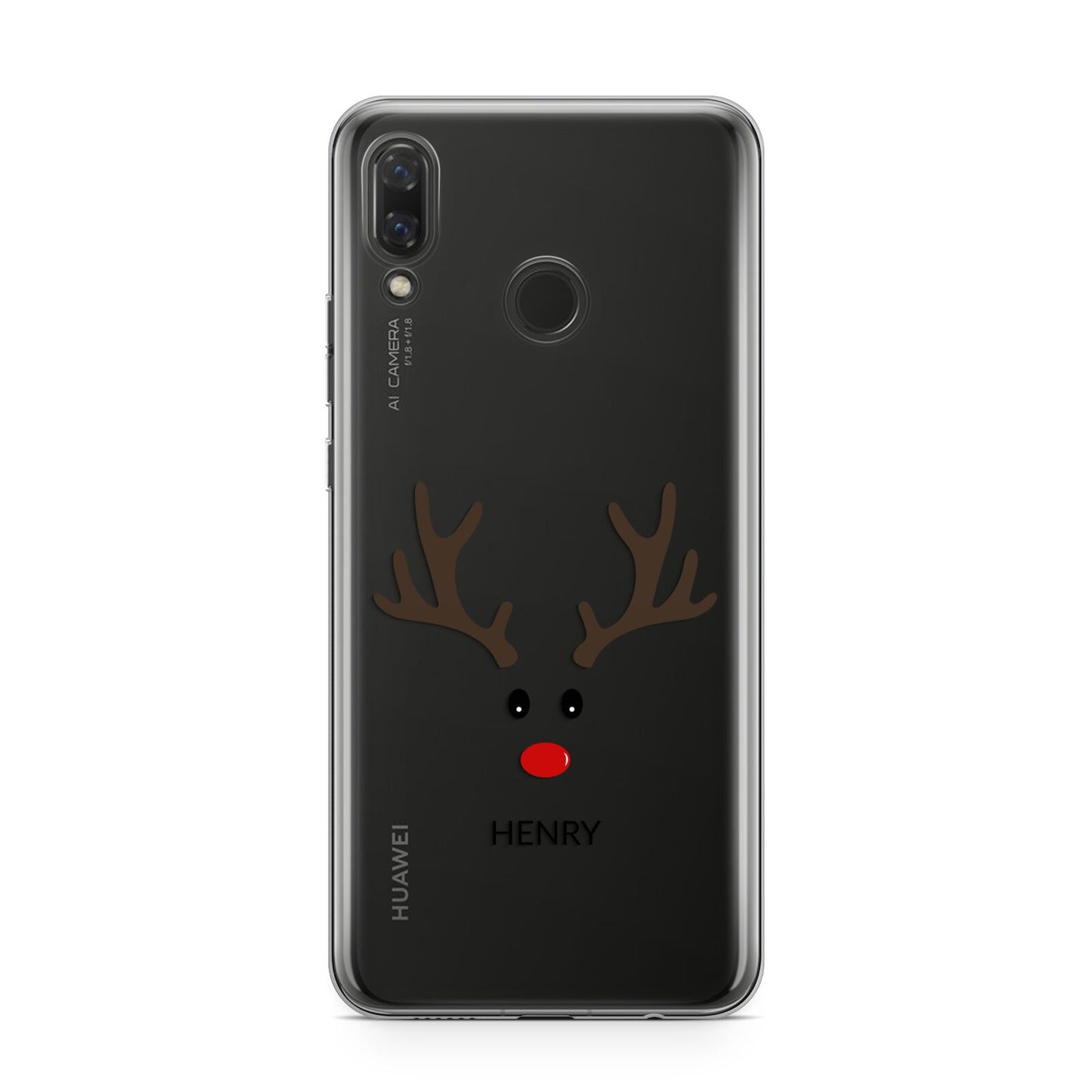 Personalised Reindeer Face Huawei Nova 3 Phone Case