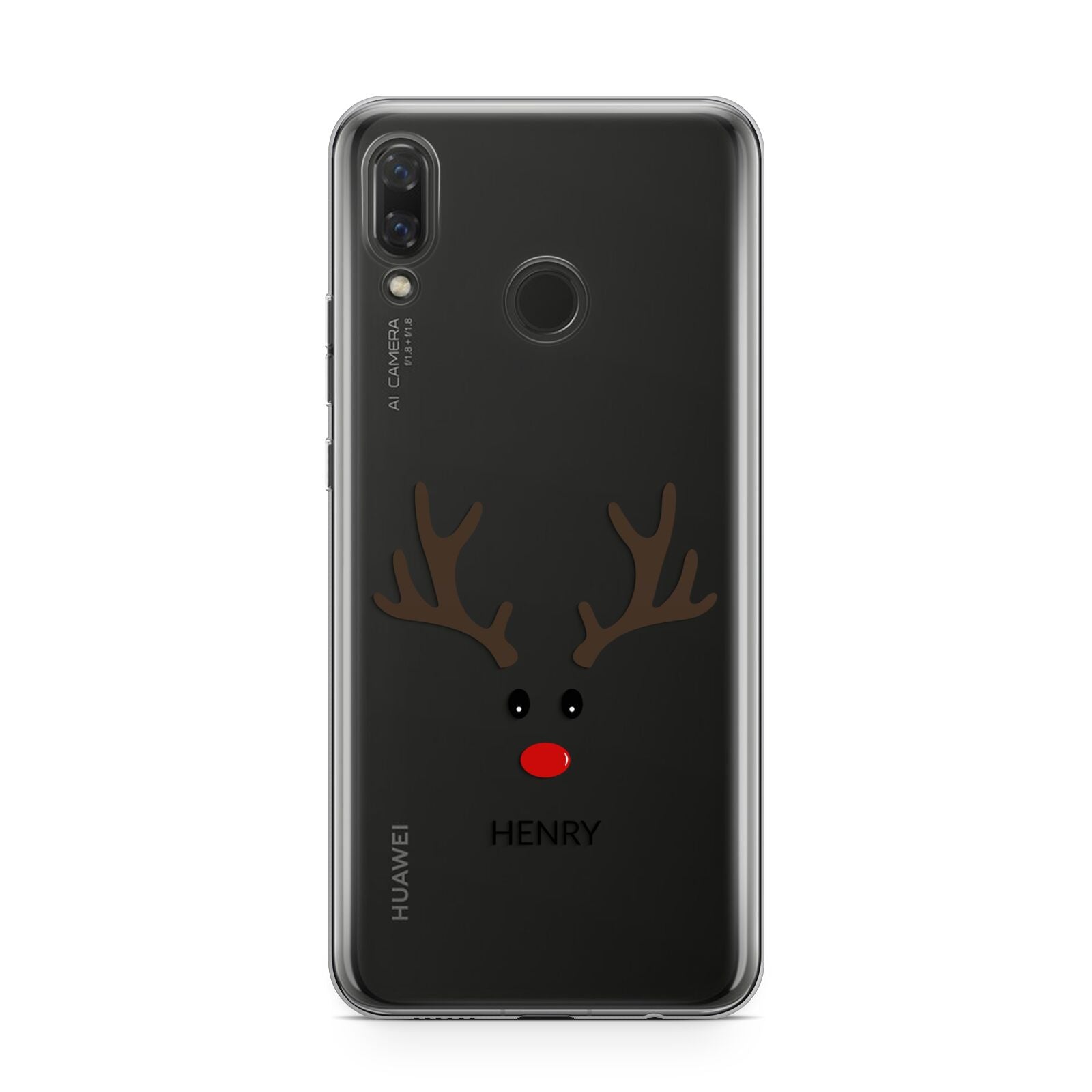 Personalised Reindeer Face Huawei Nova 3 Phone Case