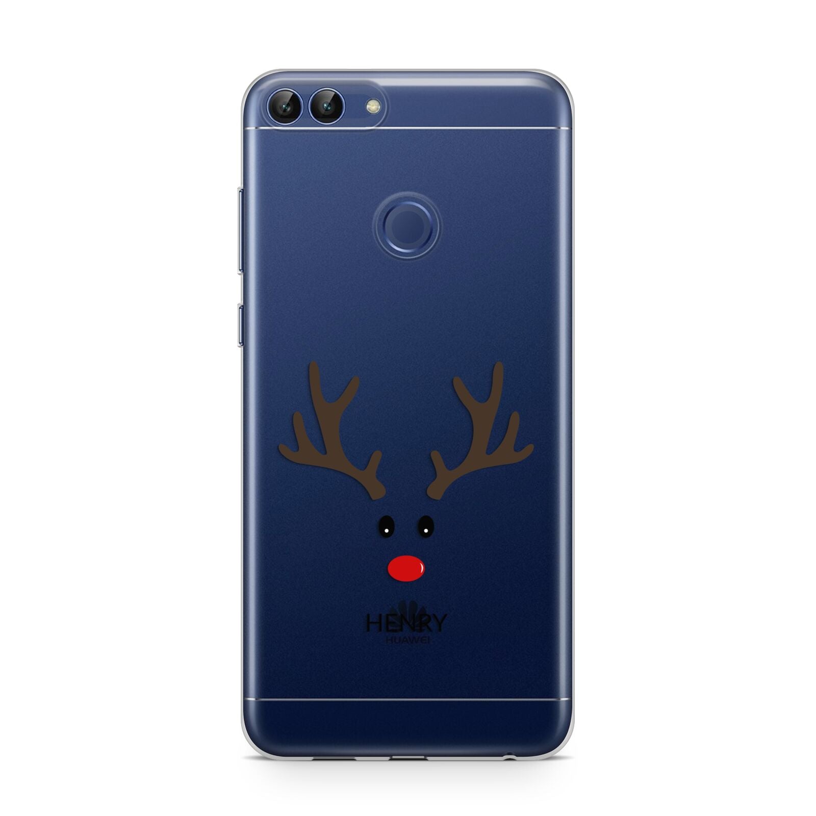 Personalised Reindeer Face Huawei P Smart Case