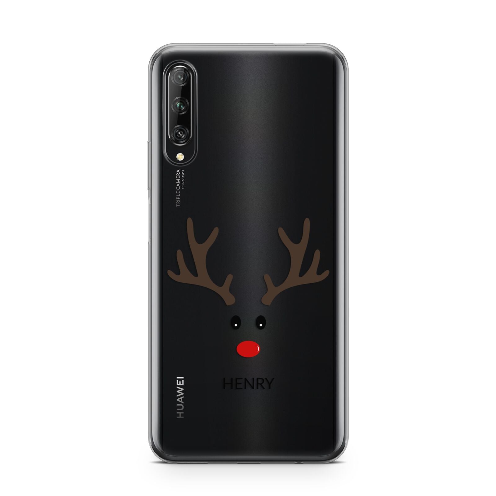 Personalised Reindeer Face Huawei P Smart Pro 2019