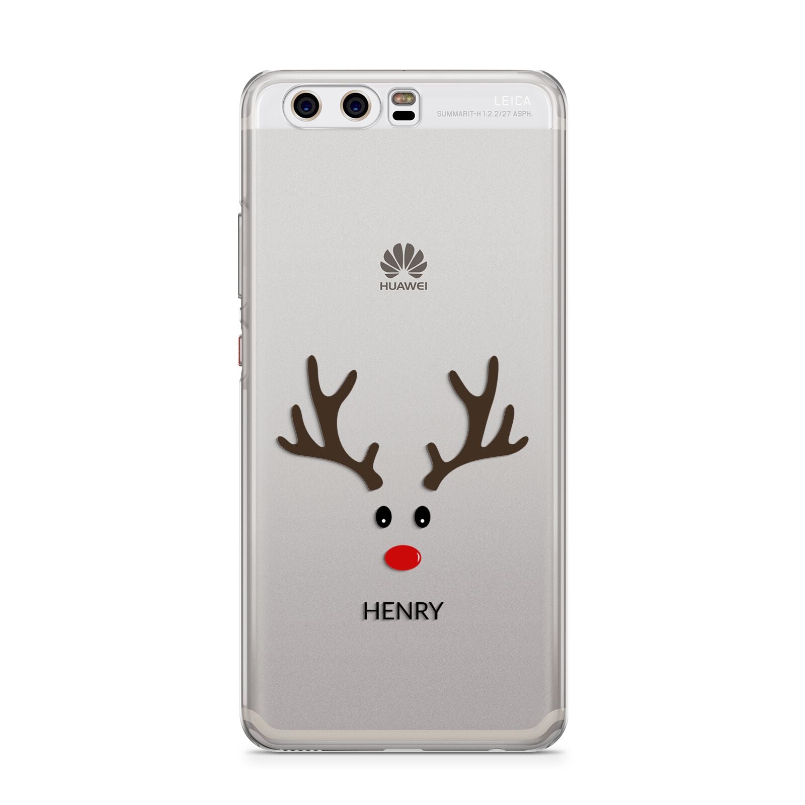 Personalised Reindeer Face Huawei P10 Phone Case