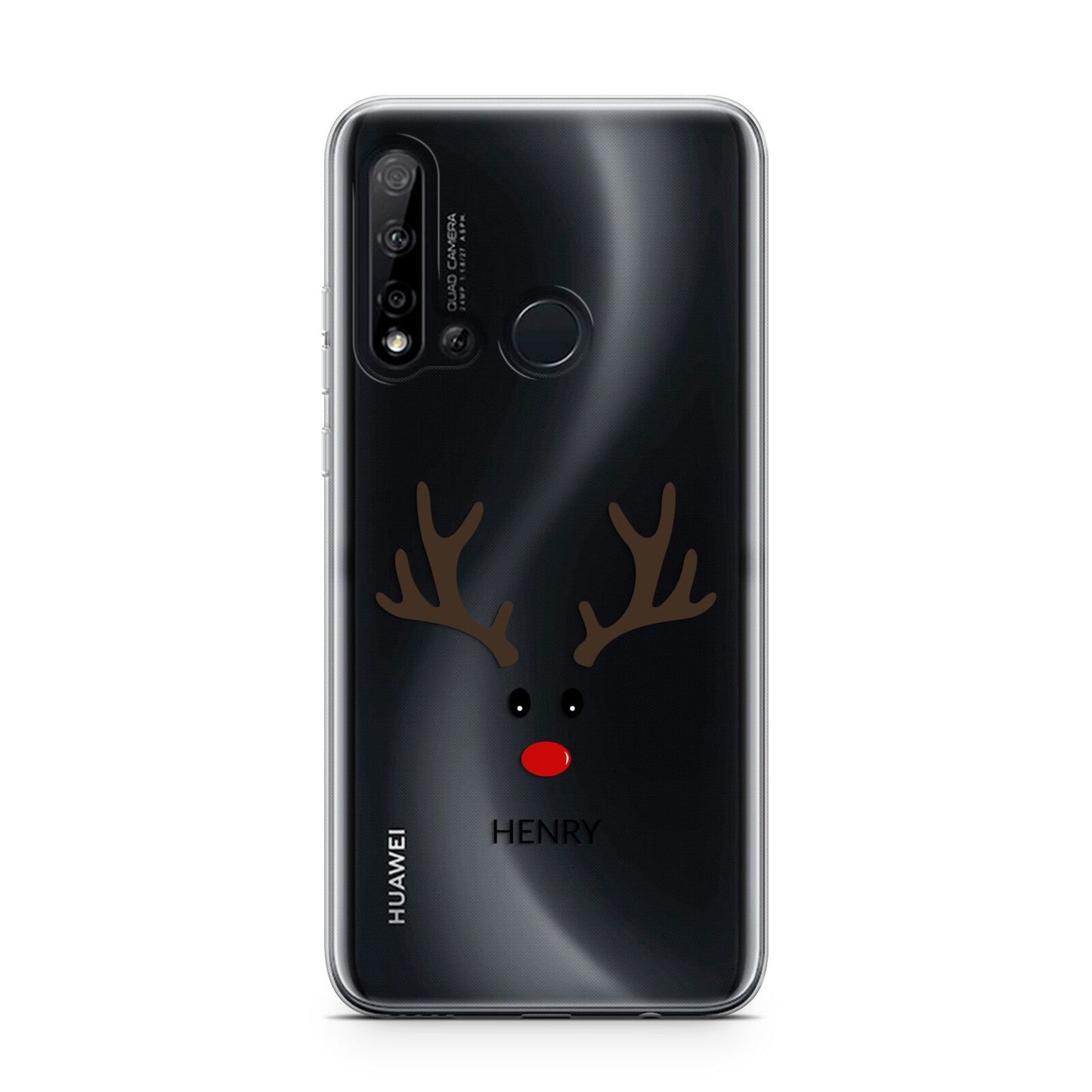 Personalised Reindeer Face Huawei P20 Lite 5G Phone Case