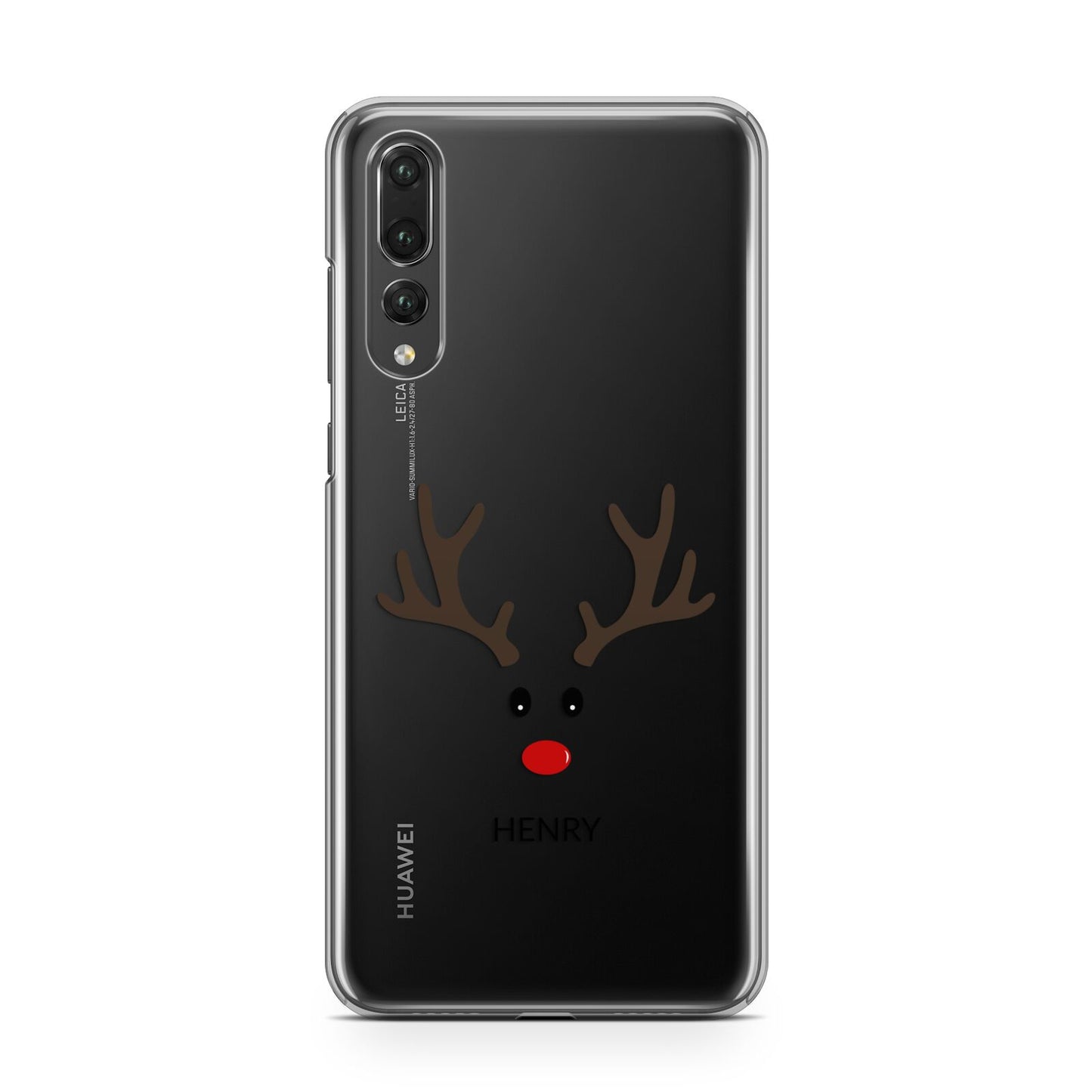 Personalised Reindeer Face Huawei P20 Pro Phone Case