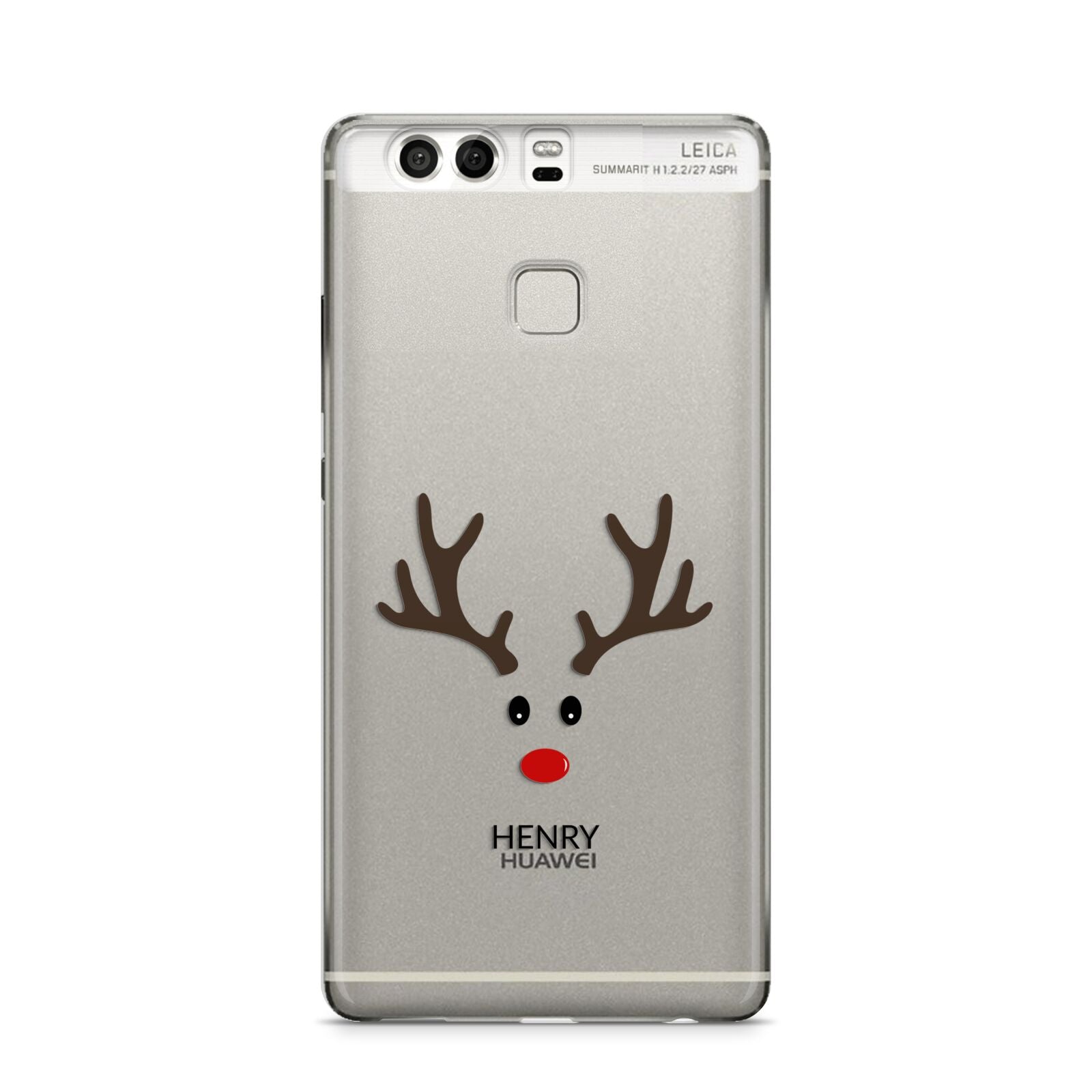 Personalised Reindeer Face Huawei P9 Case