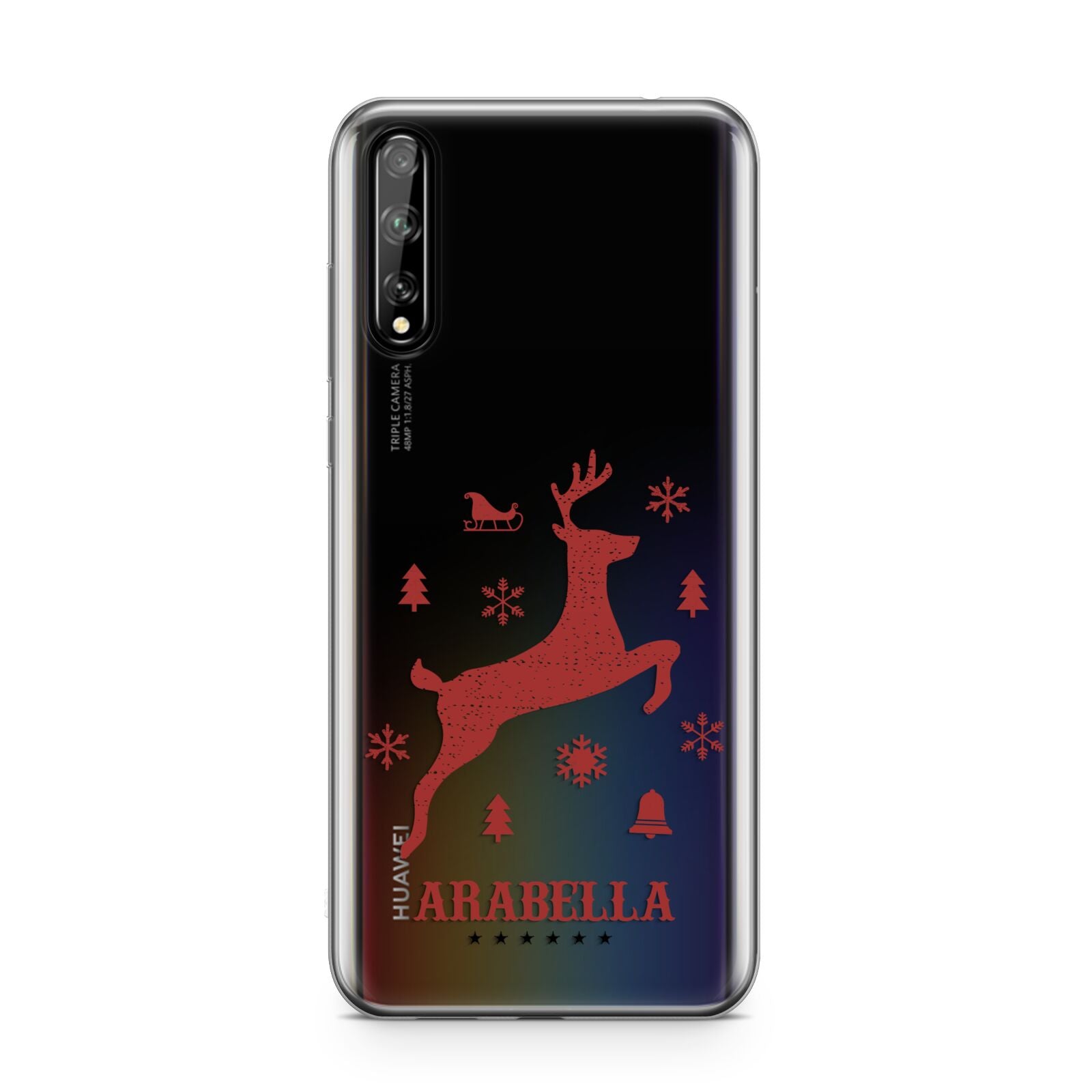 Personalised Reindeer Huawei Enjoy 10s Phone Case