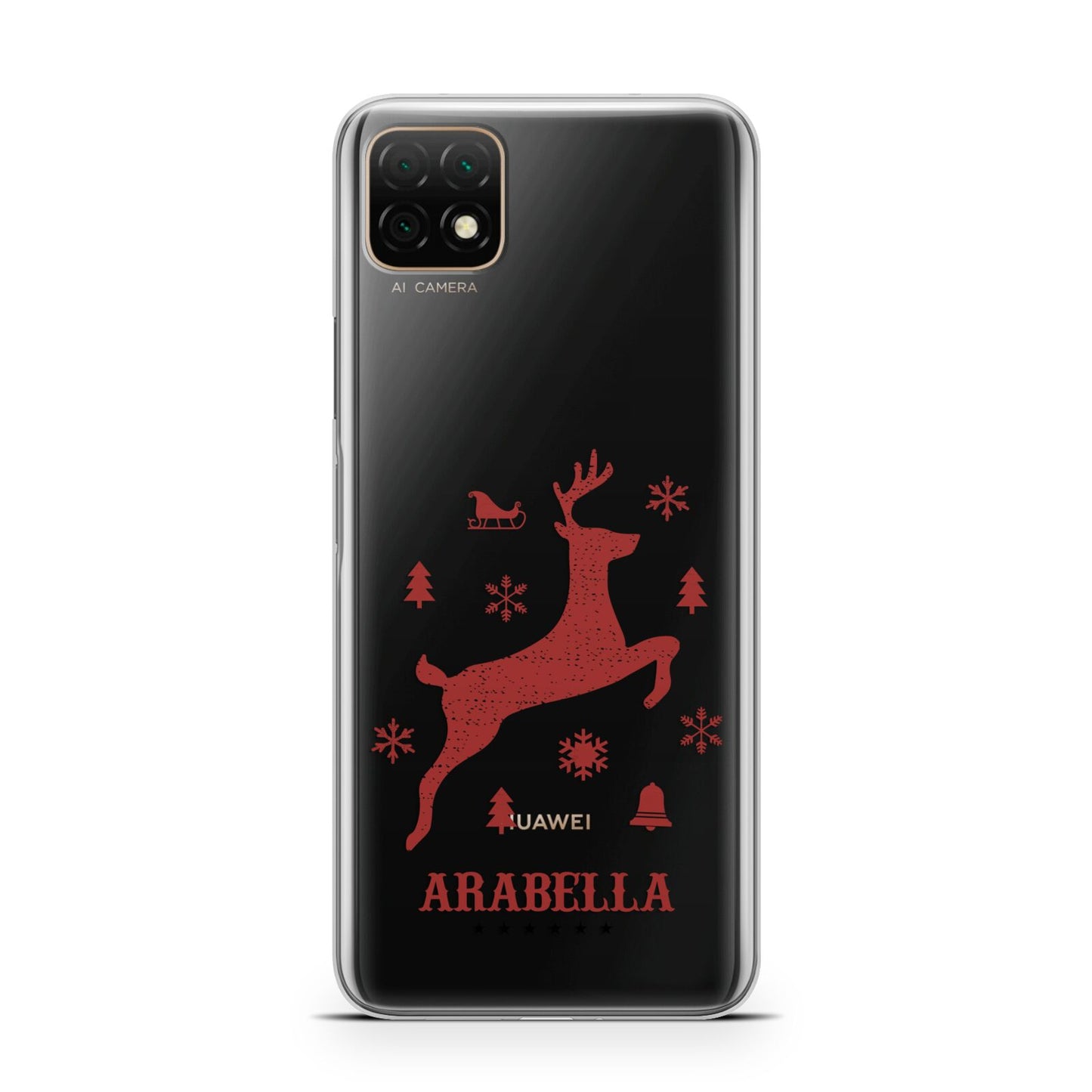 Personalised Reindeer Huawei Enjoy 20 Phone Case