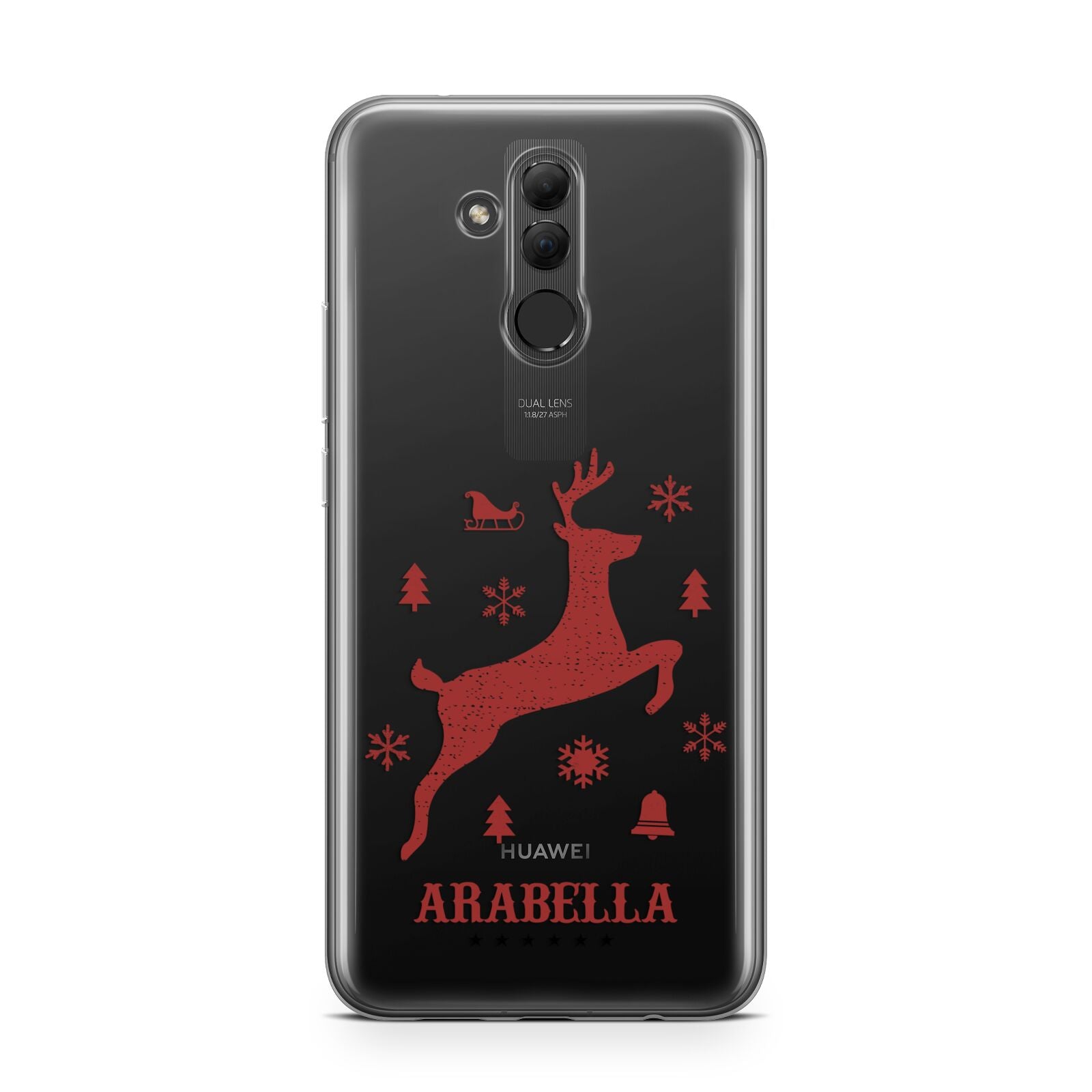 Personalised Reindeer Huawei Mate 20 Lite