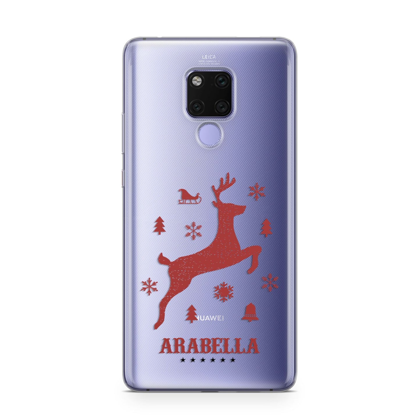 Personalised Reindeer Huawei Mate 20X Phone Case