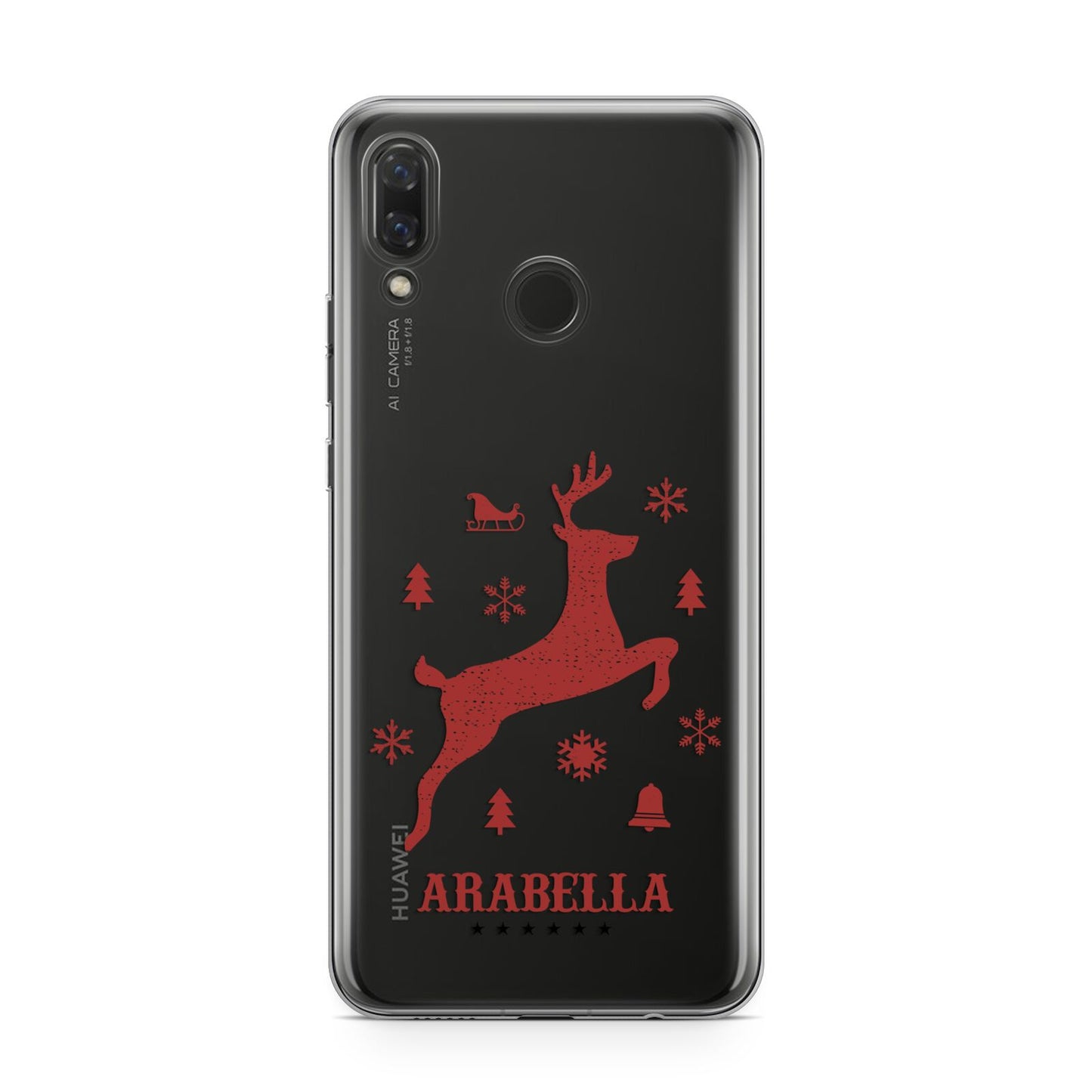 Personalised Reindeer Huawei Nova 3 Phone Case