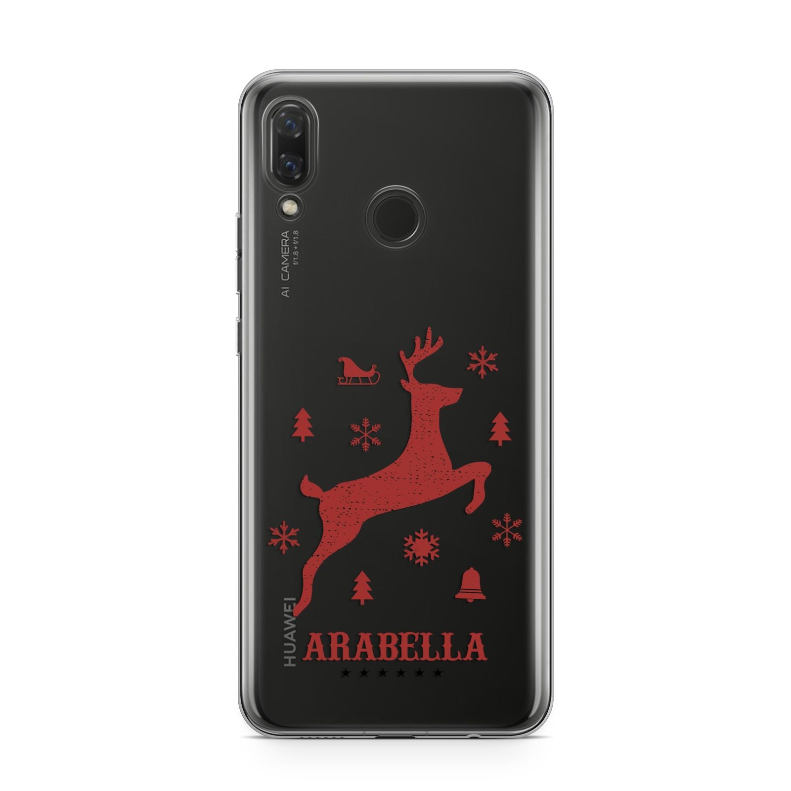 Personalised Reindeer Huawei Nova 3 Phone Case