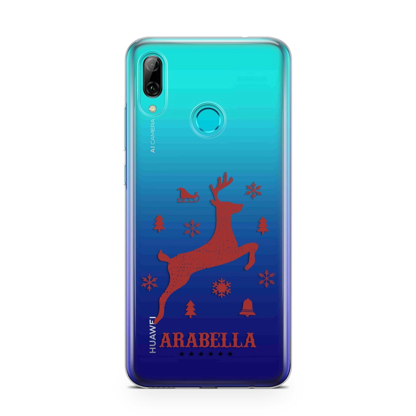 Personalised Reindeer Huawei P Smart 2019 Case