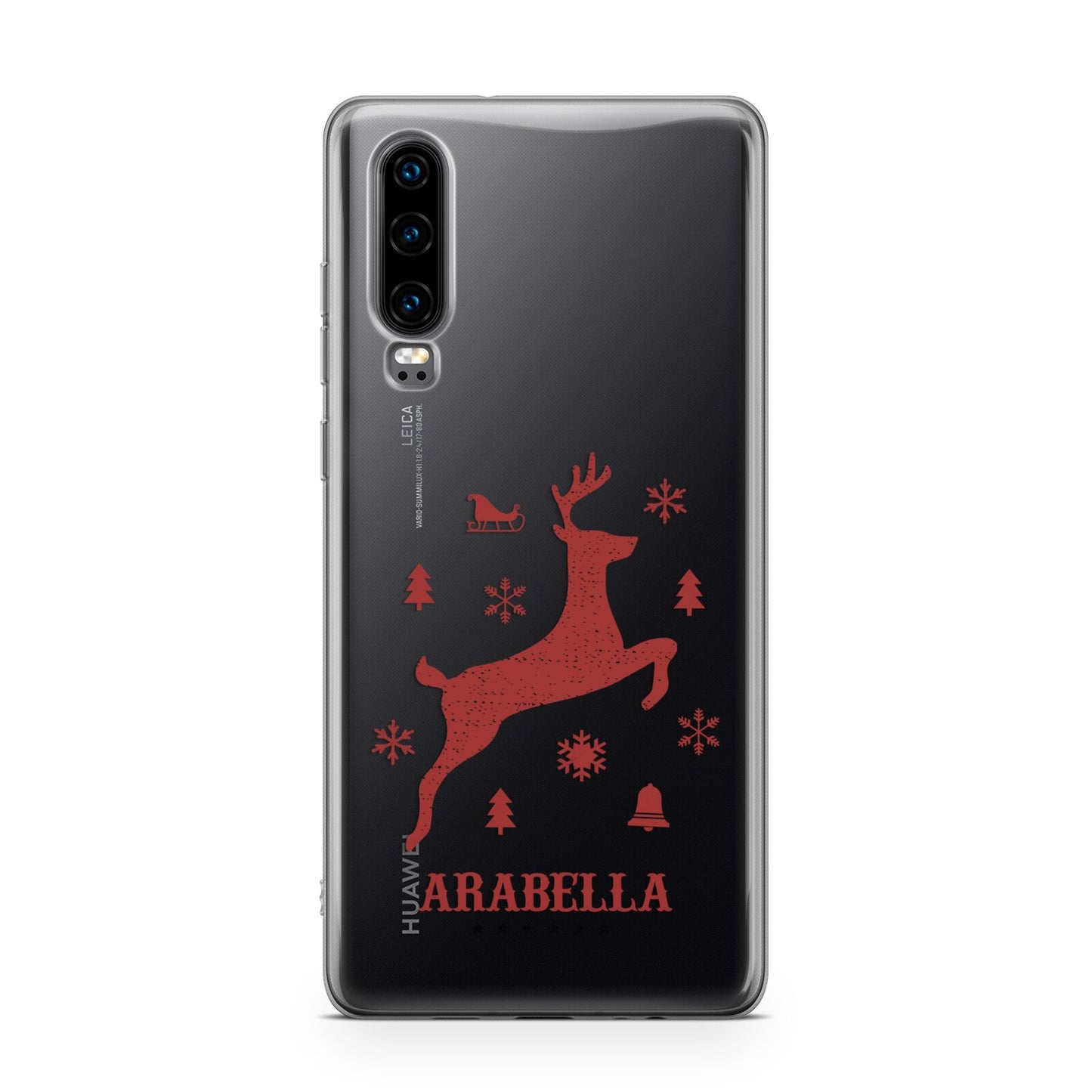 Personalised Reindeer Huawei P30 Phone Case