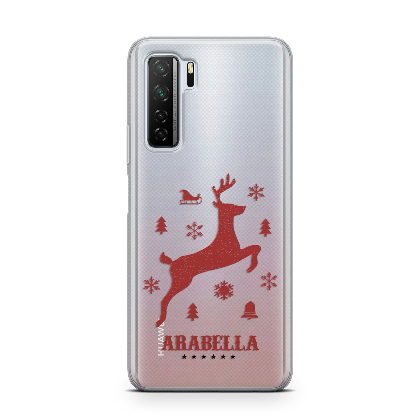 Personalised Reindeer Huawei P40 Lite 5G Phone Case