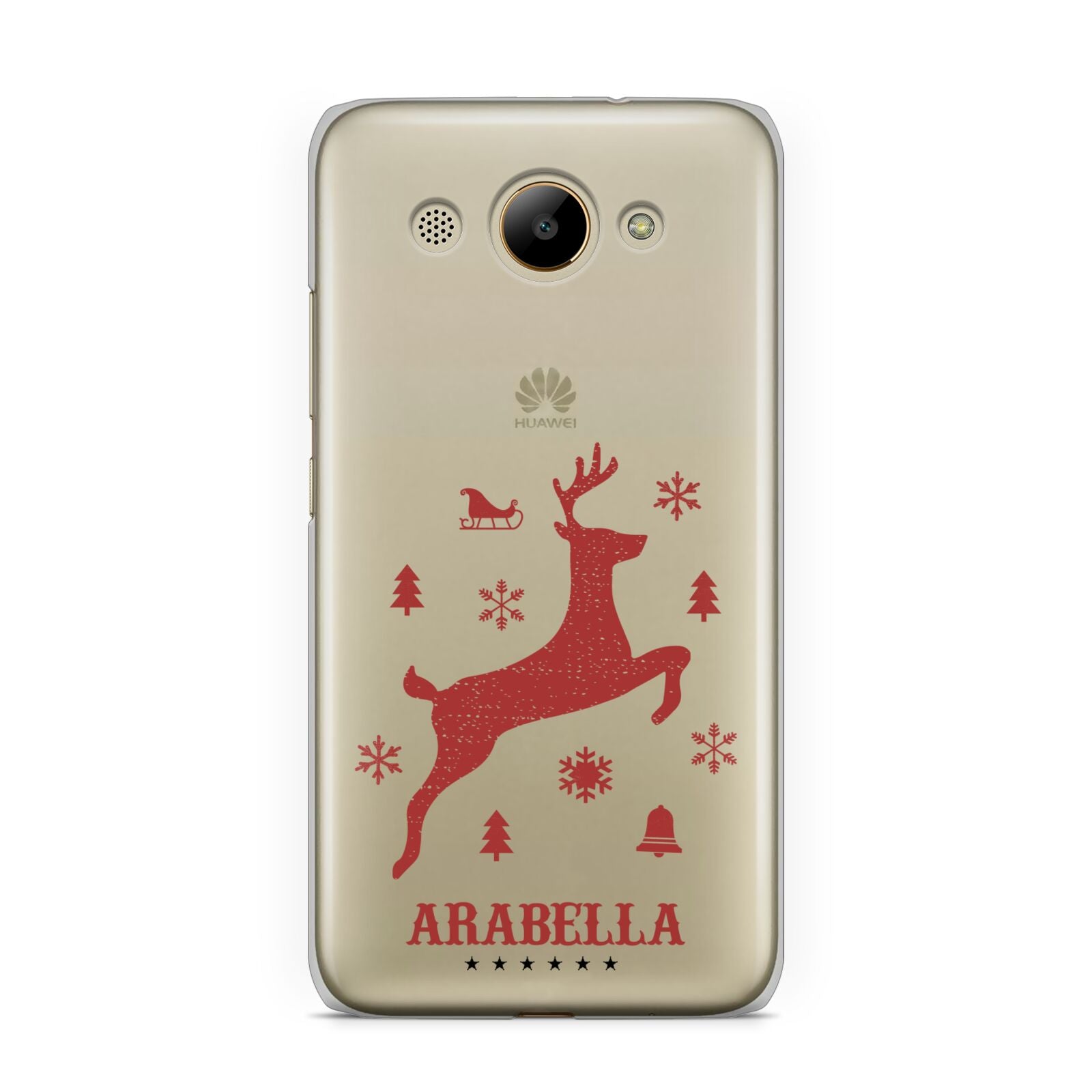 Personalised Reindeer Huawei Y3 2017