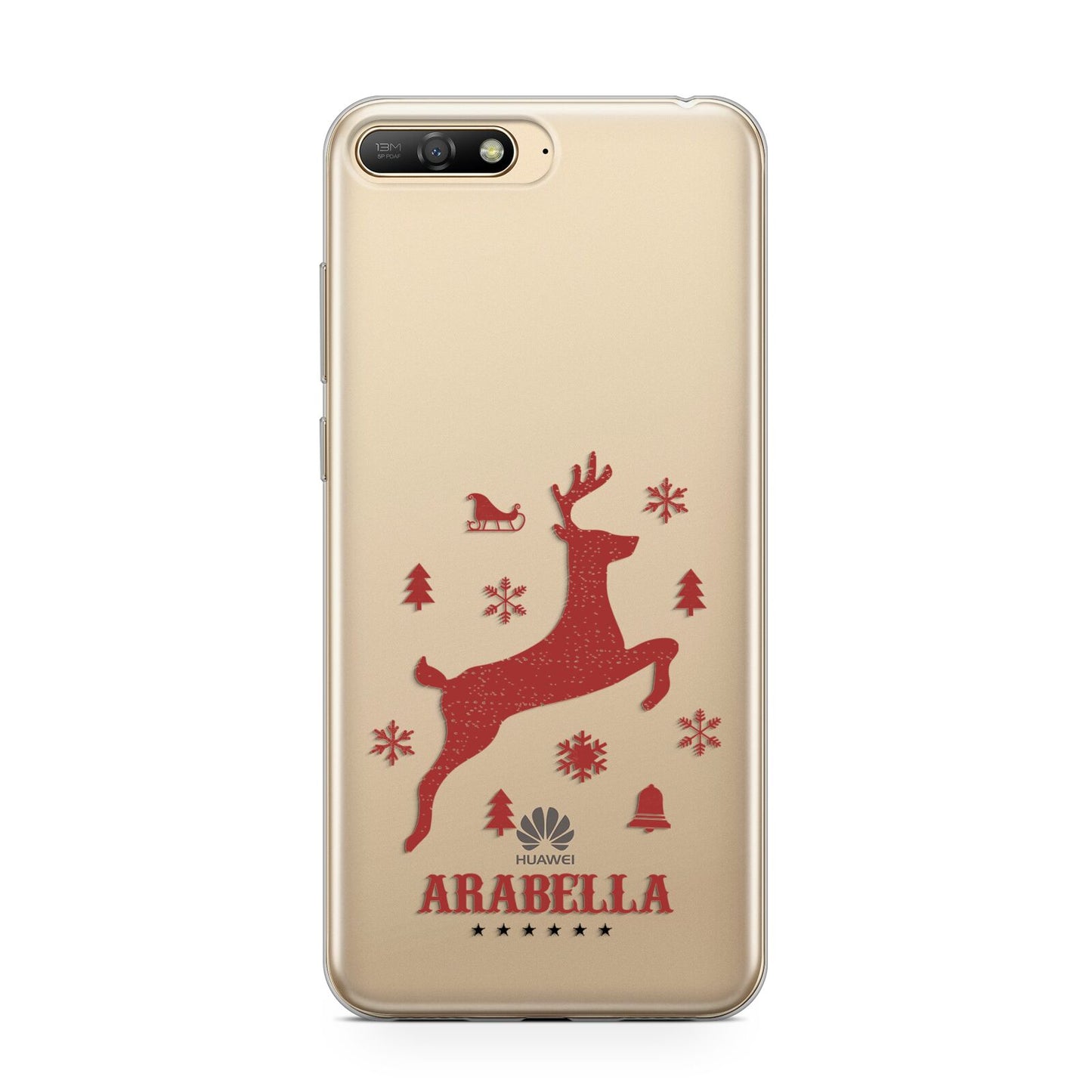 Personalised Reindeer Huawei Y6 2018