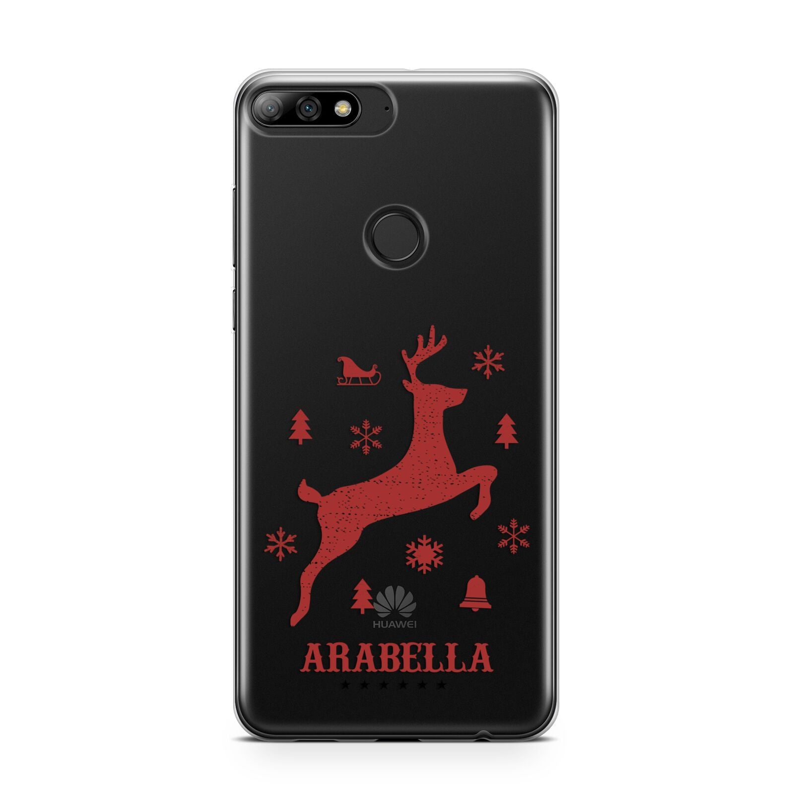 Personalised Reindeer Huawei Y7 2018