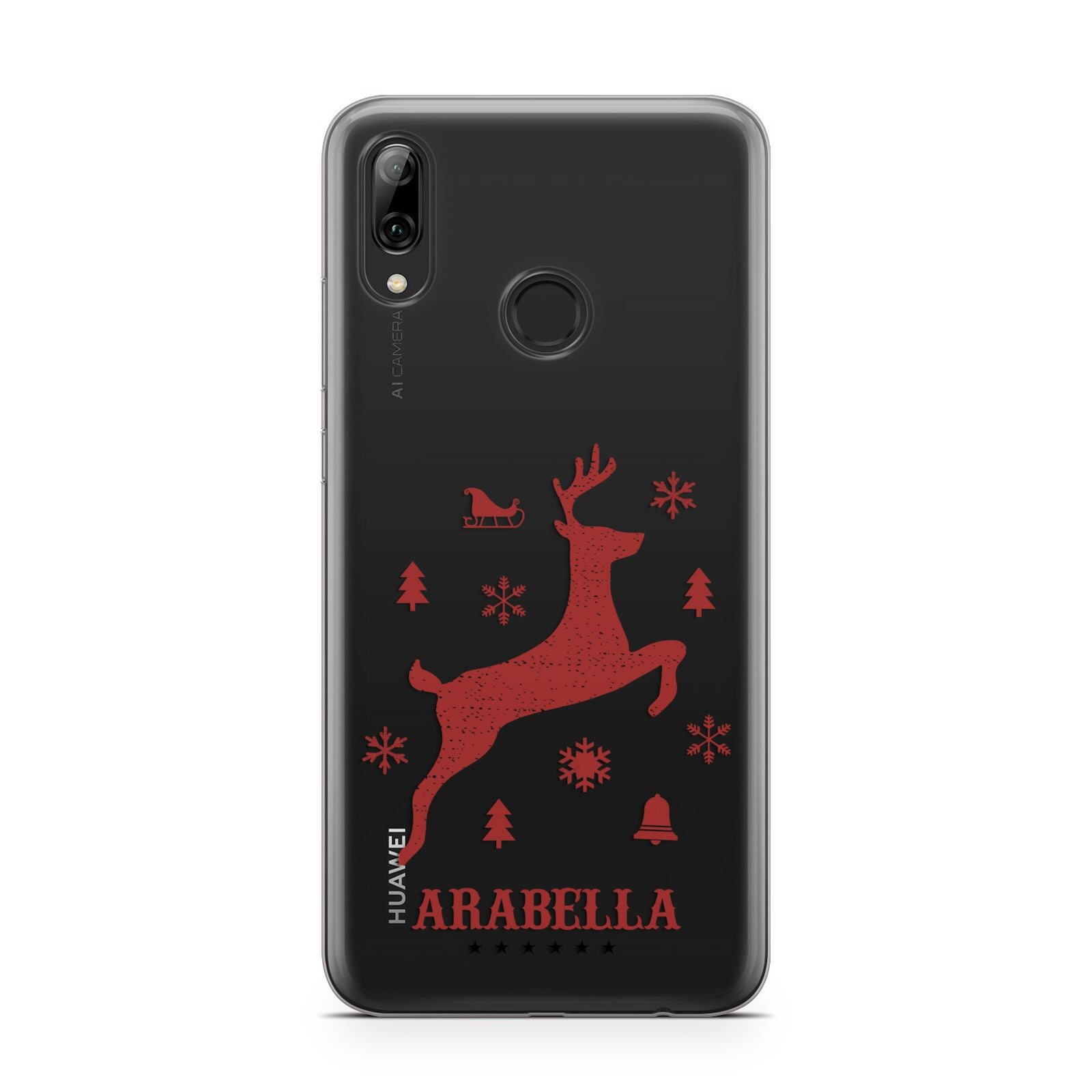 Personalised Reindeer Huawei Y7 2019