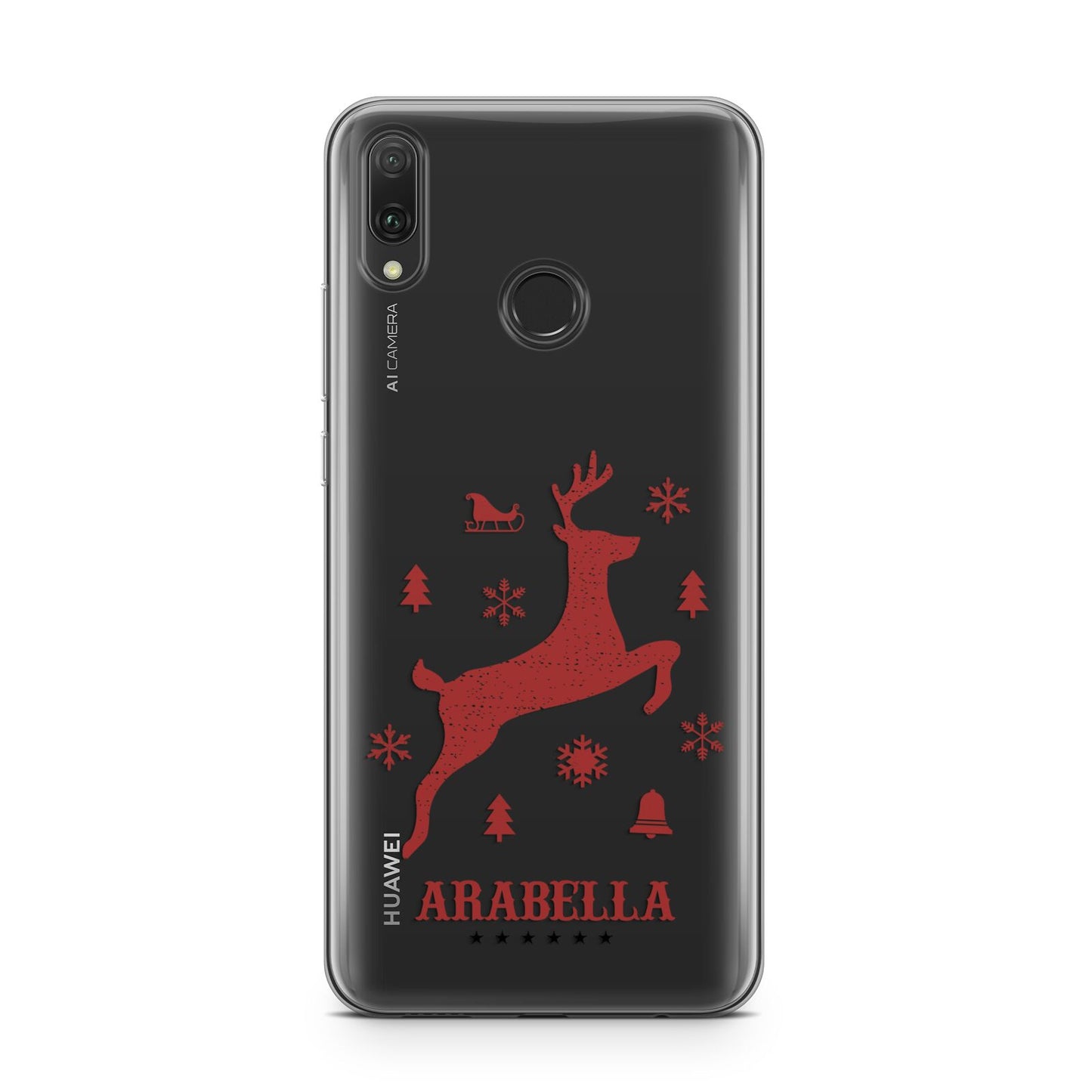 Personalised Reindeer Huawei Y9 2019