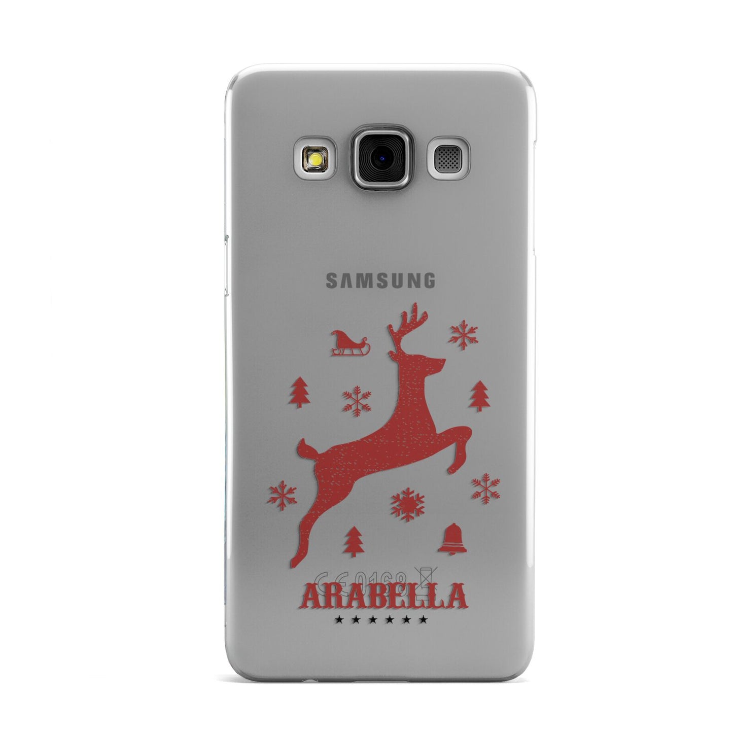 Personalised Reindeer Samsung Galaxy A3 Case