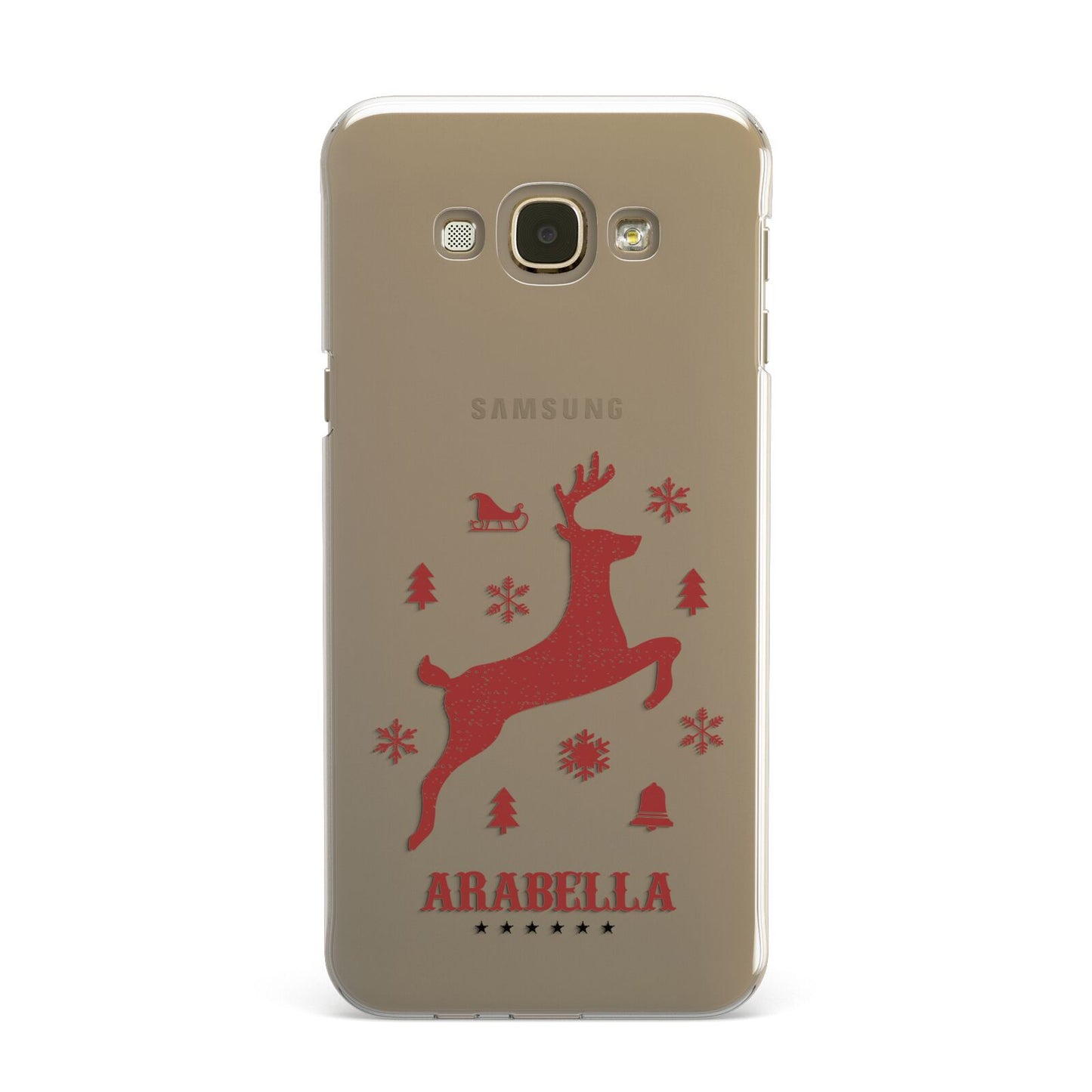 Personalised Reindeer Samsung Galaxy A8 Case