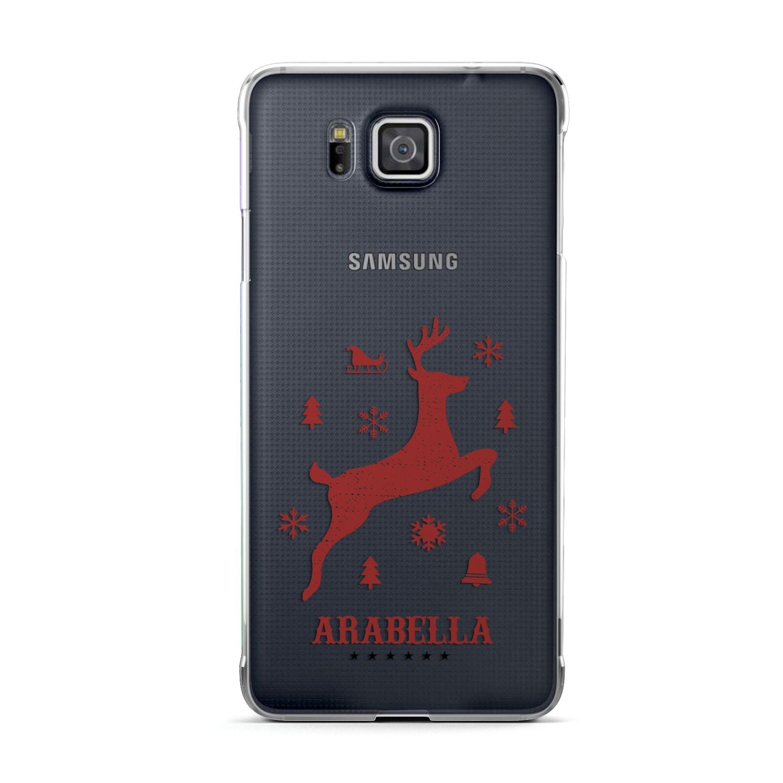 Personalised Reindeer Samsung Galaxy Alpha Case