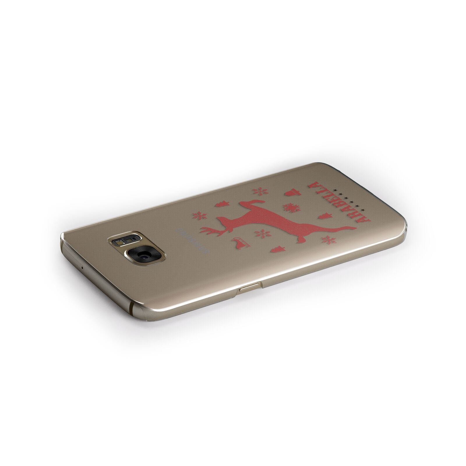 Personalised Reindeer Samsung Galaxy Case Side Close Up