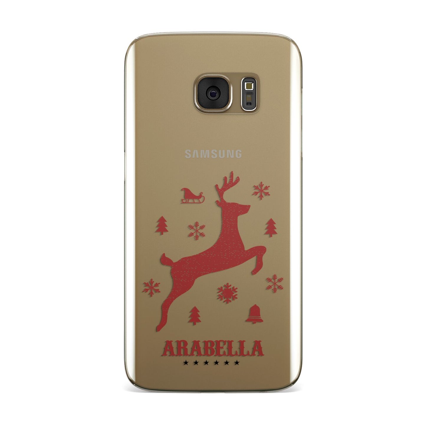 Personalised Reindeer Samsung Galaxy Case