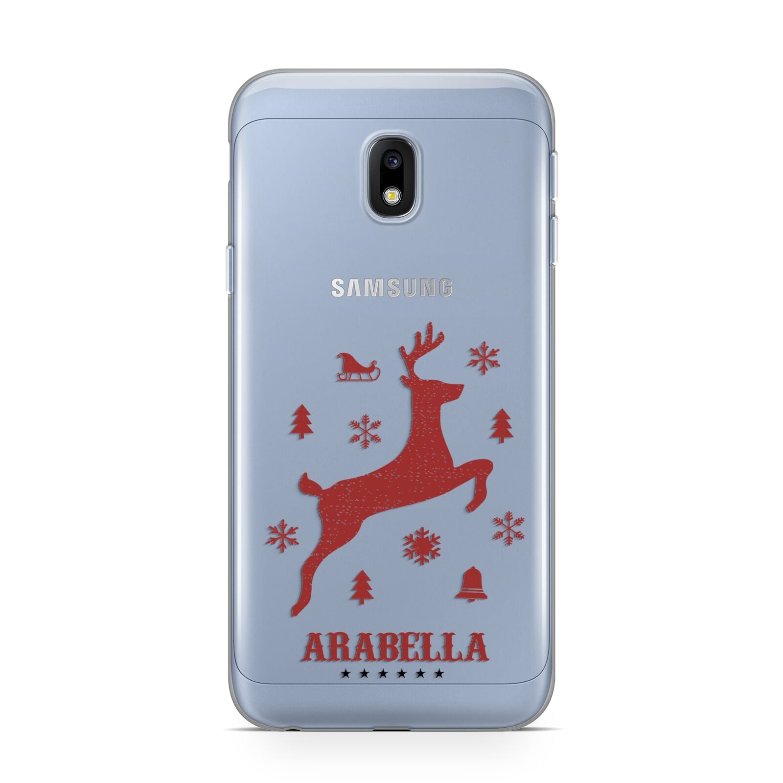 Personalised Reindeer Samsung Galaxy J3 2017 Case