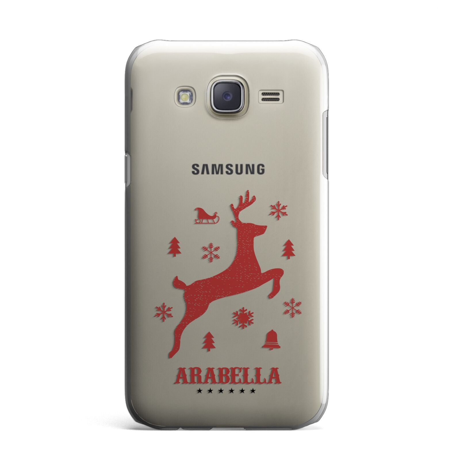 Personalised Reindeer Samsung Galaxy J7 Case