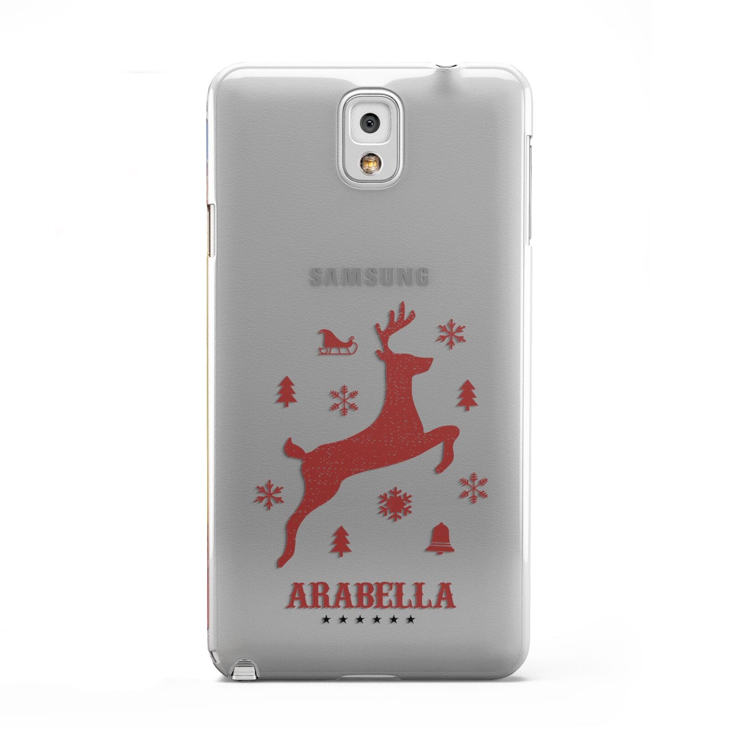 Personalised Reindeer Samsung Galaxy Note 3 Case