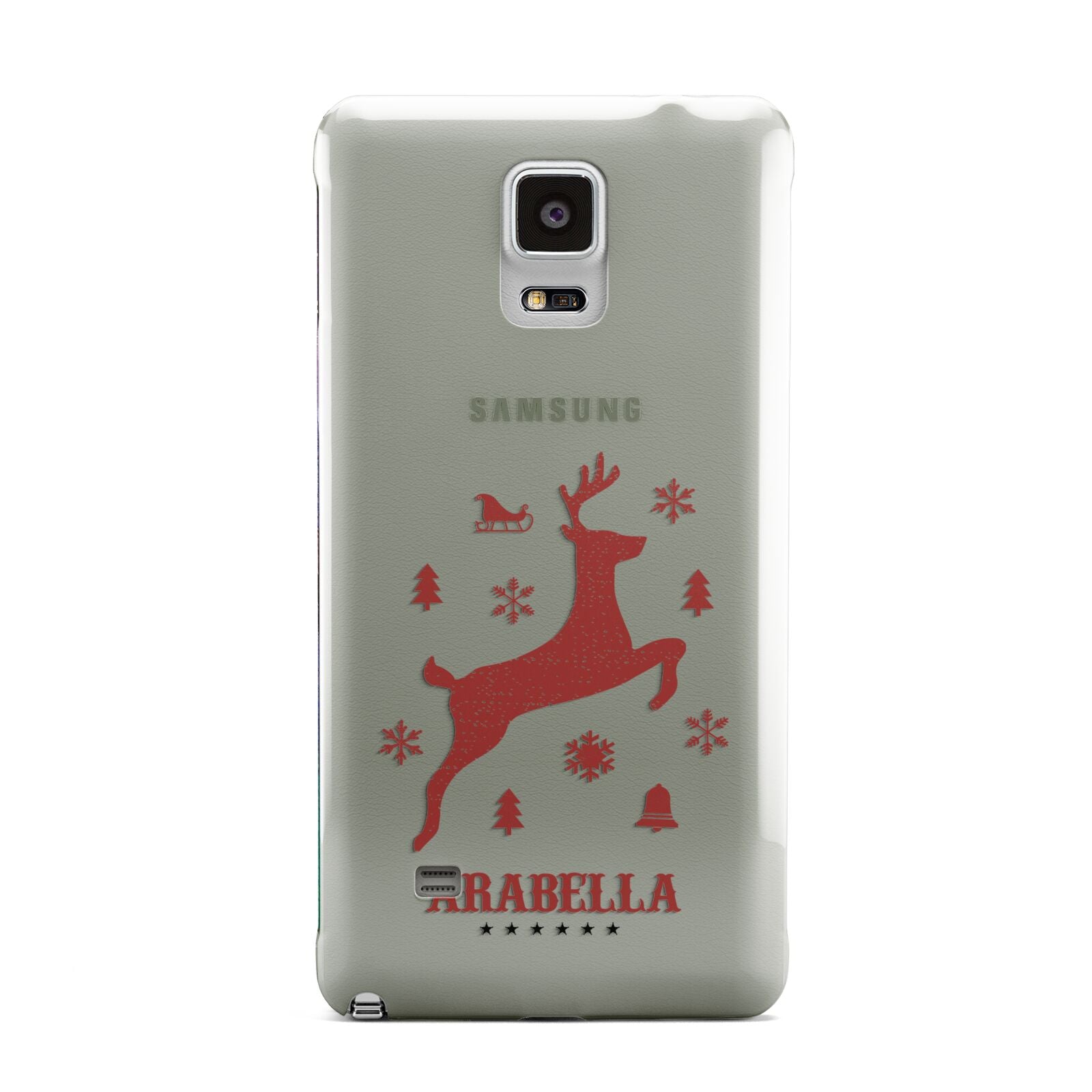 Personalised Reindeer Samsung Galaxy Note 4 Case