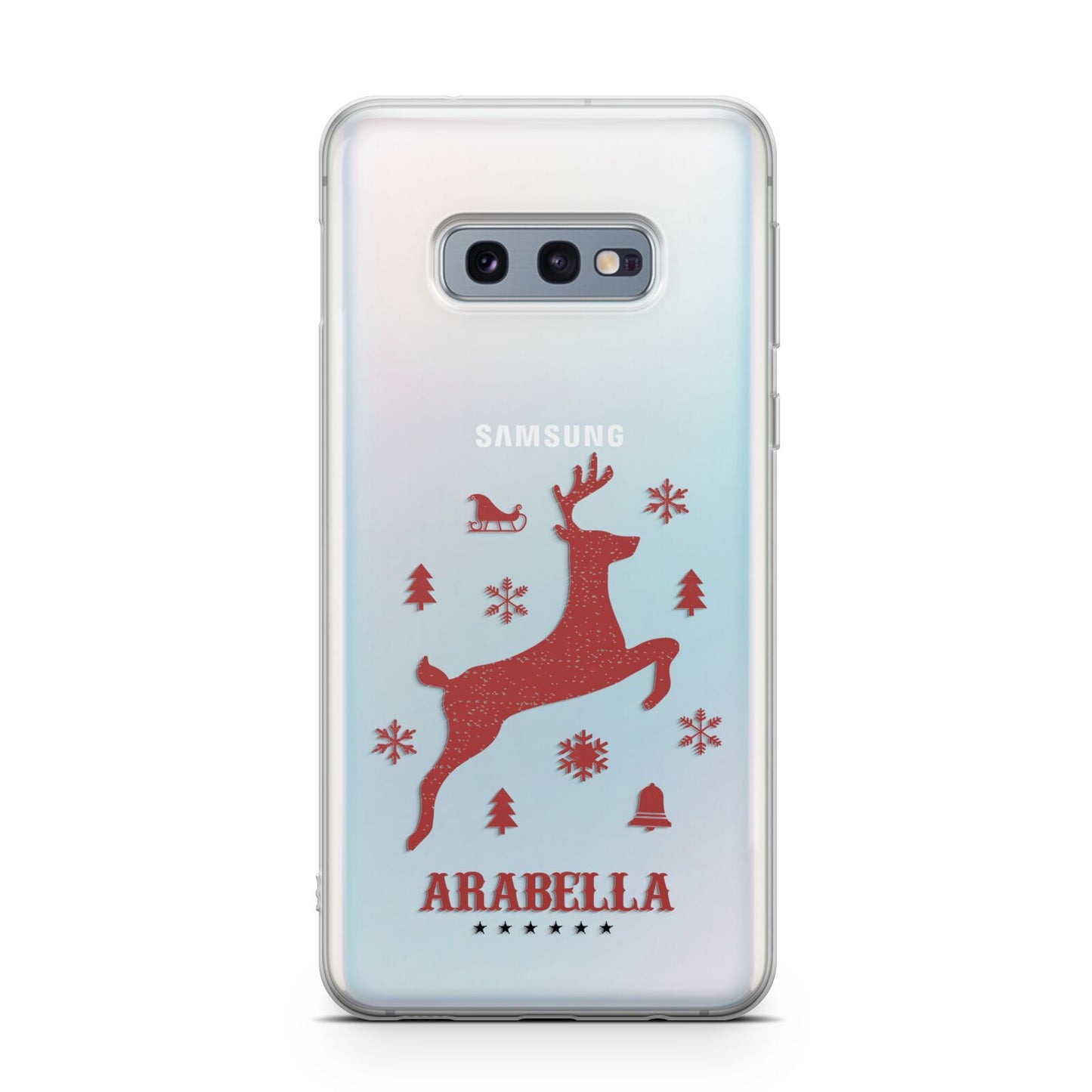 Personalised Reindeer Samsung Galaxy S10E Case