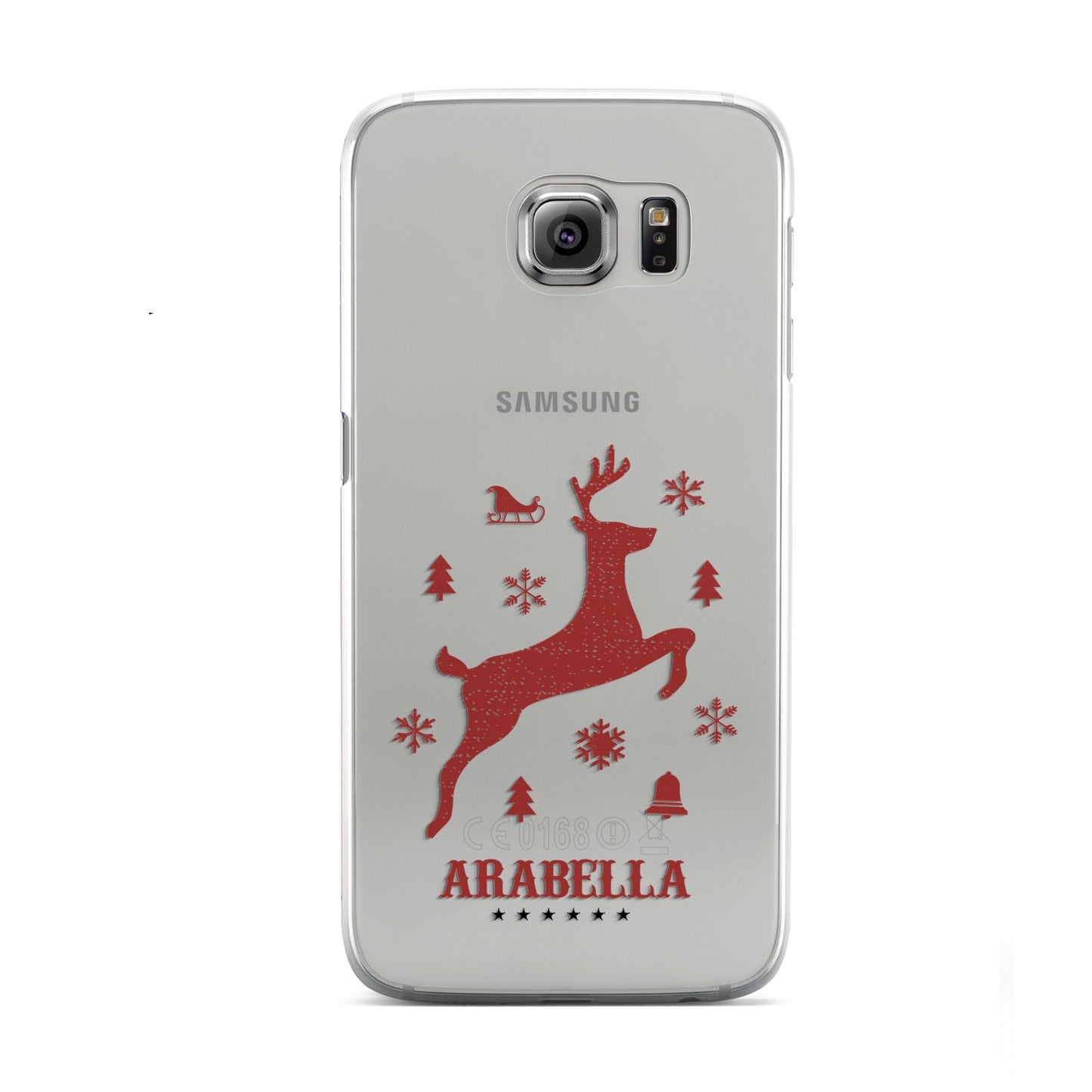 Personalised Reindeer Samsung Galaxy S6 Case