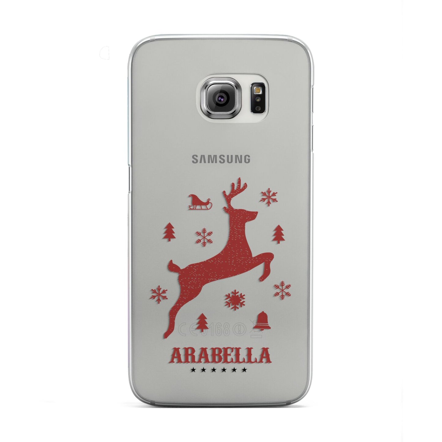 Personalised Reindeer Samsung Galaxy S6 Edge Case