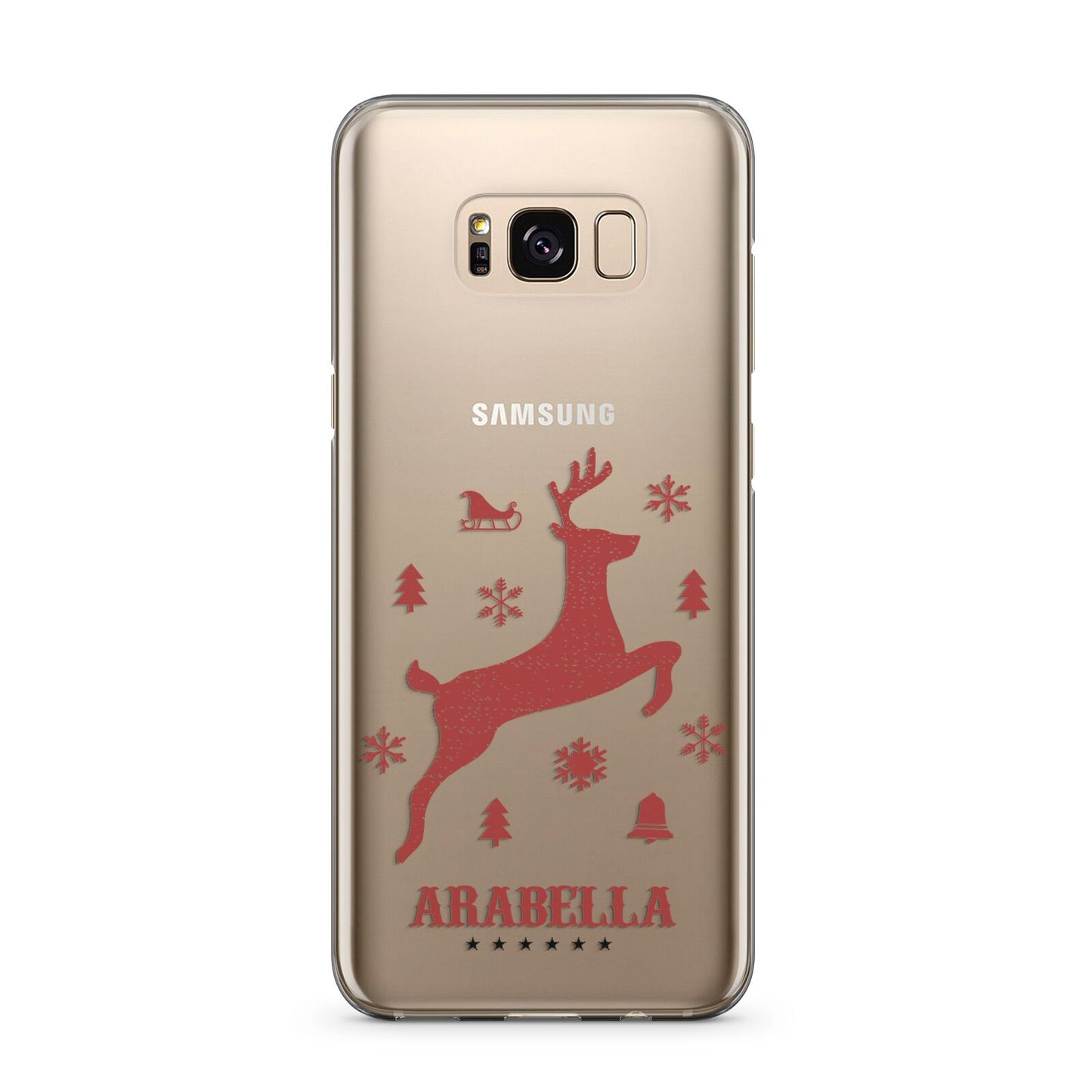 Personalised Reindeer Samsung Galaxy S8 Plus Case