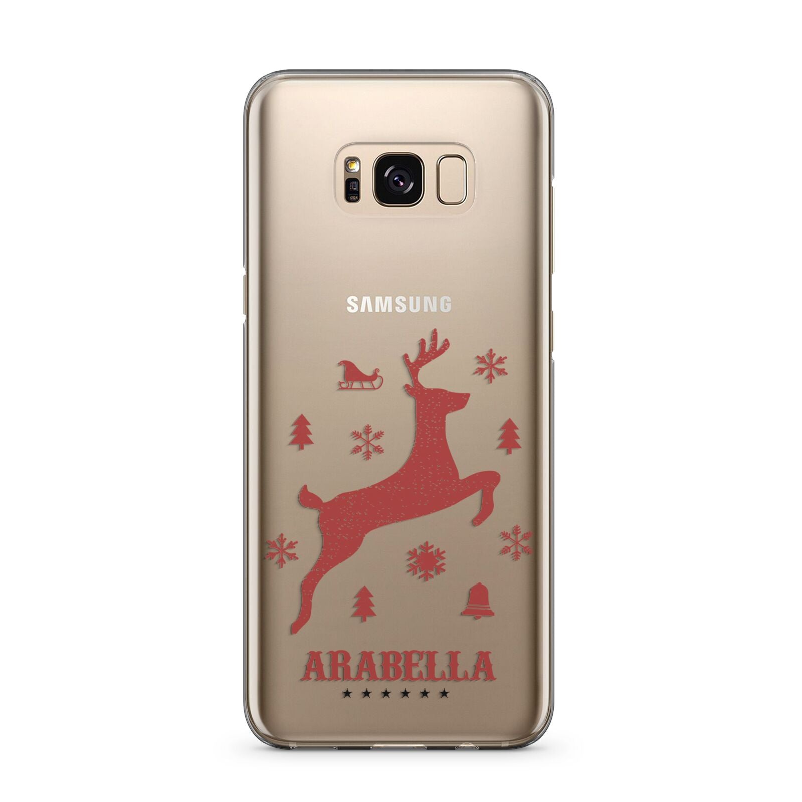 Personalised Reindeer Samsung Galaxy S8 Plus Case