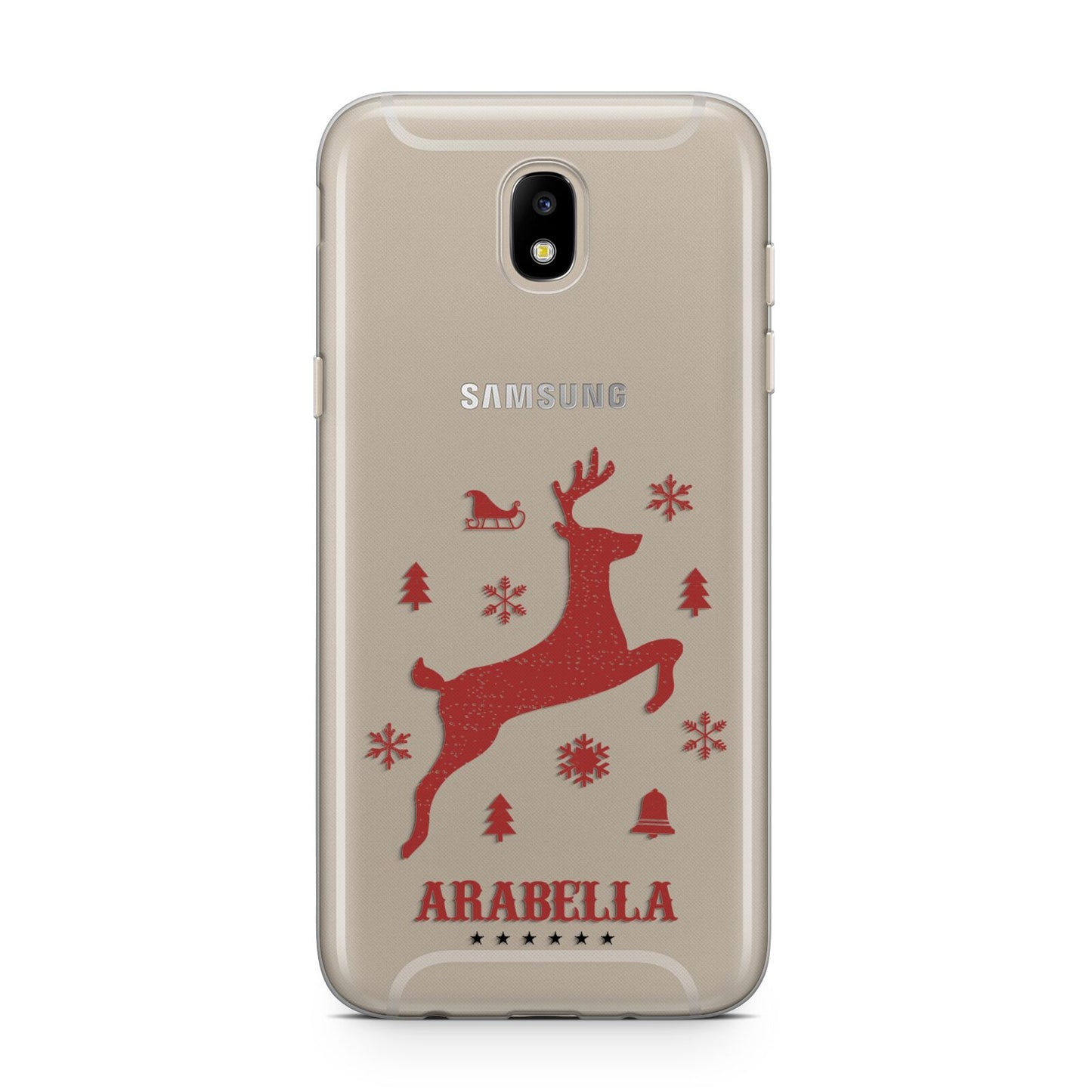 Personalised Reindeer Samsung J5 2017 Case