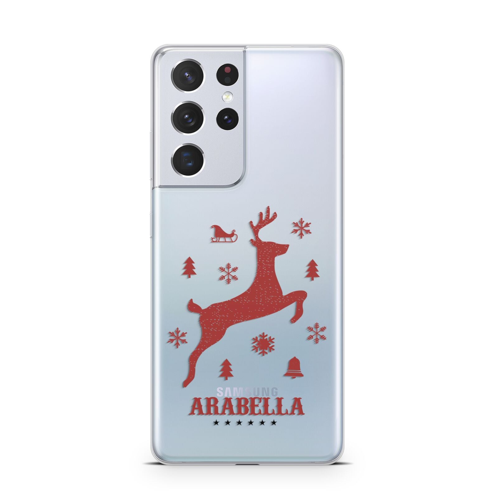 Personalised Reindeer Samsung S21 Ultra Case