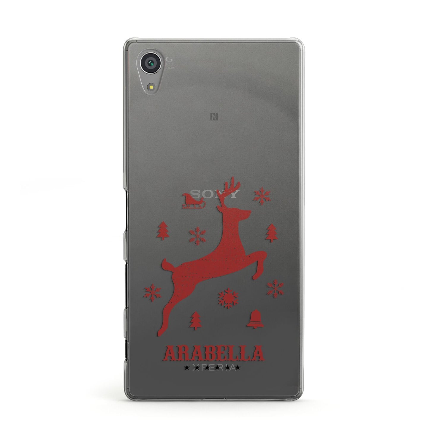 Personalised Reindeer Sony Xperia Case